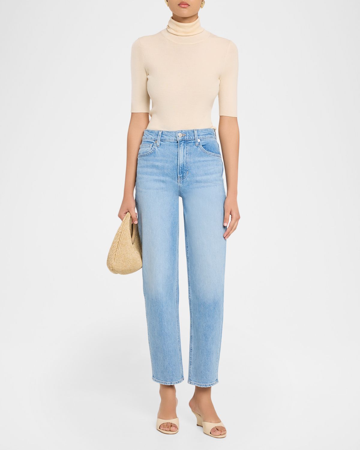 Veronica Beard Harley Arc-Leg Jeans