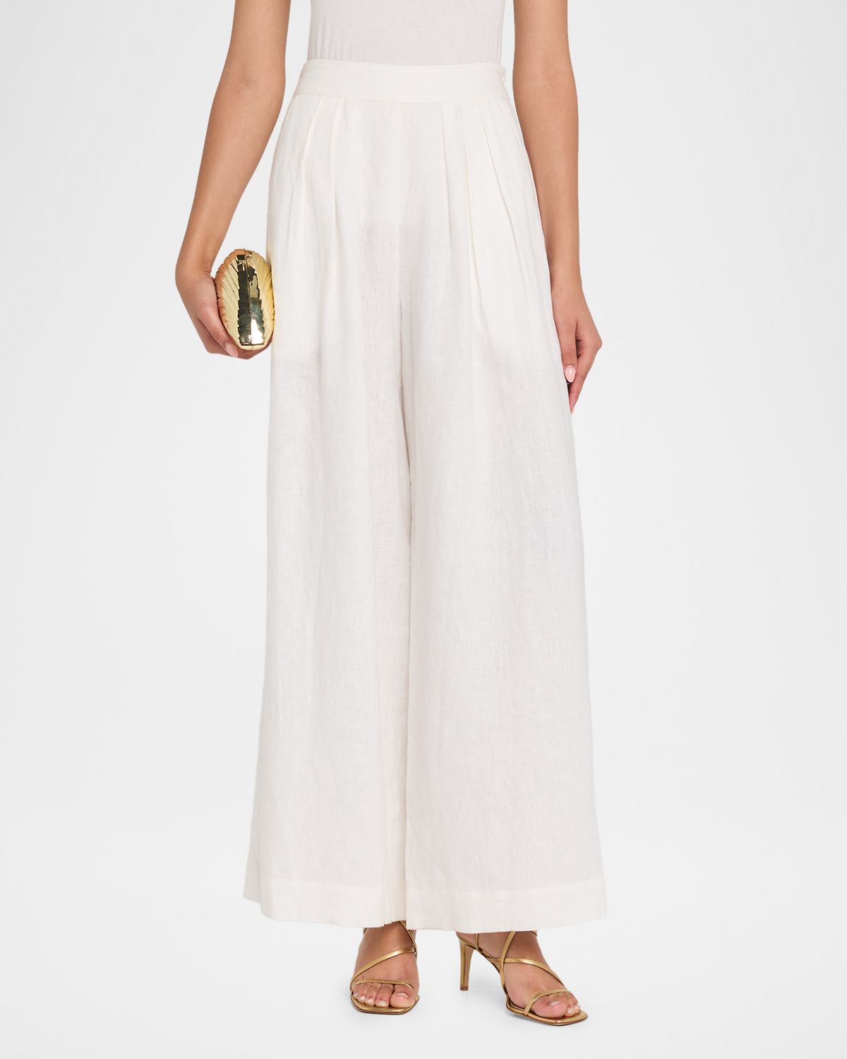 Cara Cara Linen Palazzo Pants | Thumbnail 4 Cara Cara Linen Palazzo Pants | Thumbnail 4