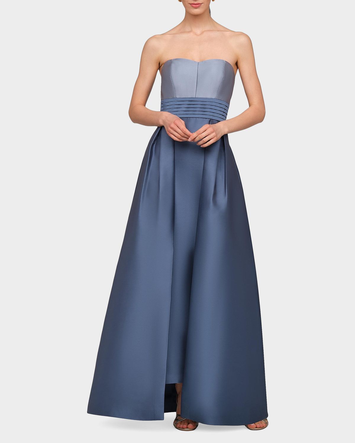 Kay Unger New York Trina Overskirt Mikado Gown | Thumbnail 2 Kay Unger New York Trina Overskirt Mikado Gown | Thumbnail 2