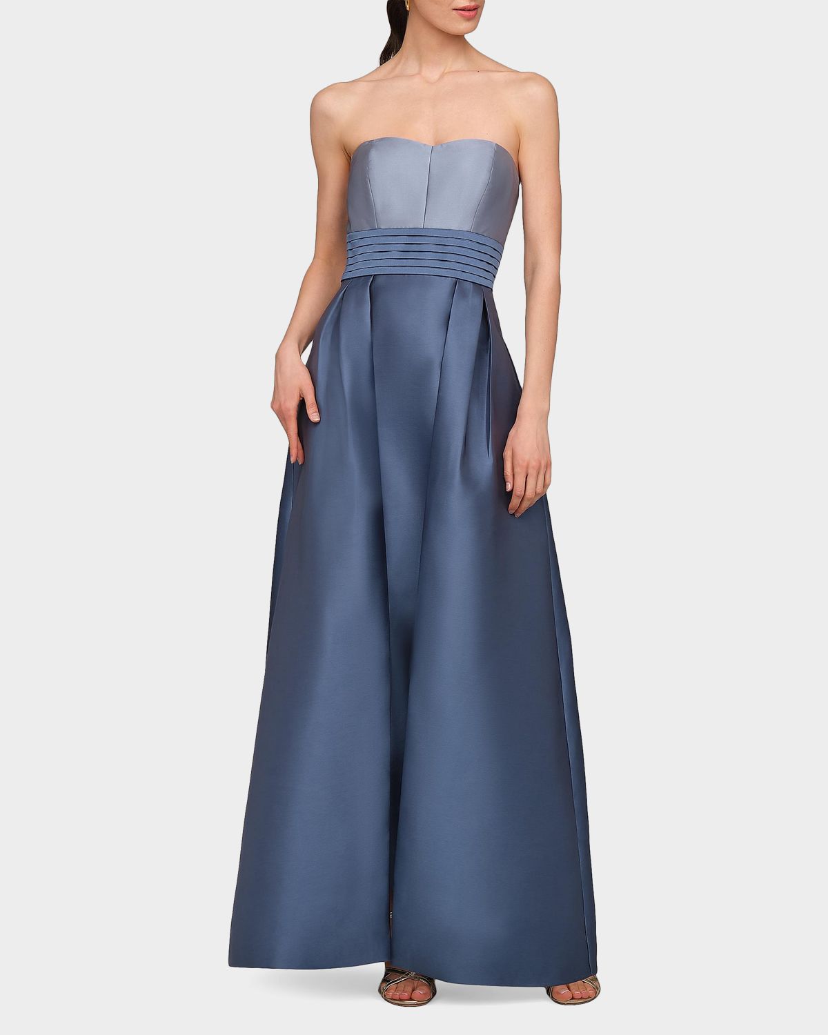 Kay Unger New York Trina Overskirt Mikado Gown | Thumbnail 4 Kay Unger New York Trina Overskirt Mikado Gown | Thumbnail 4