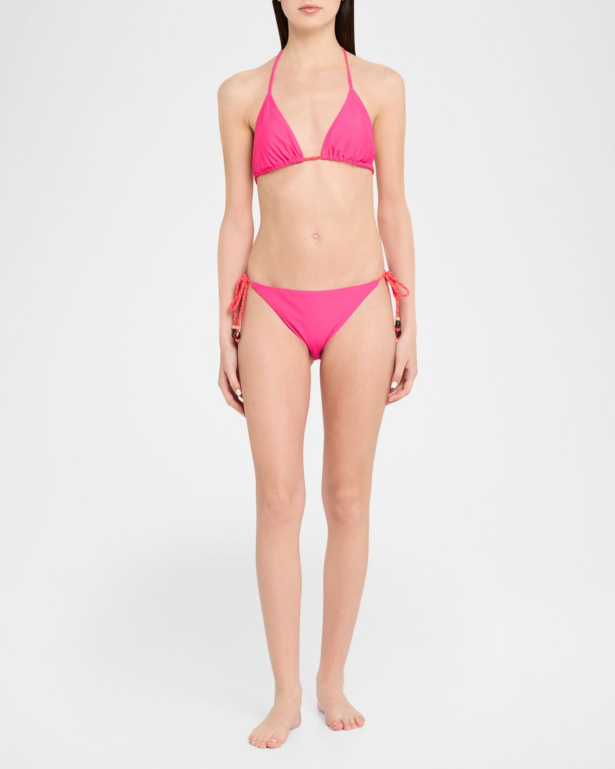 Milly Two-Tone Rope Bikini Bottoms
