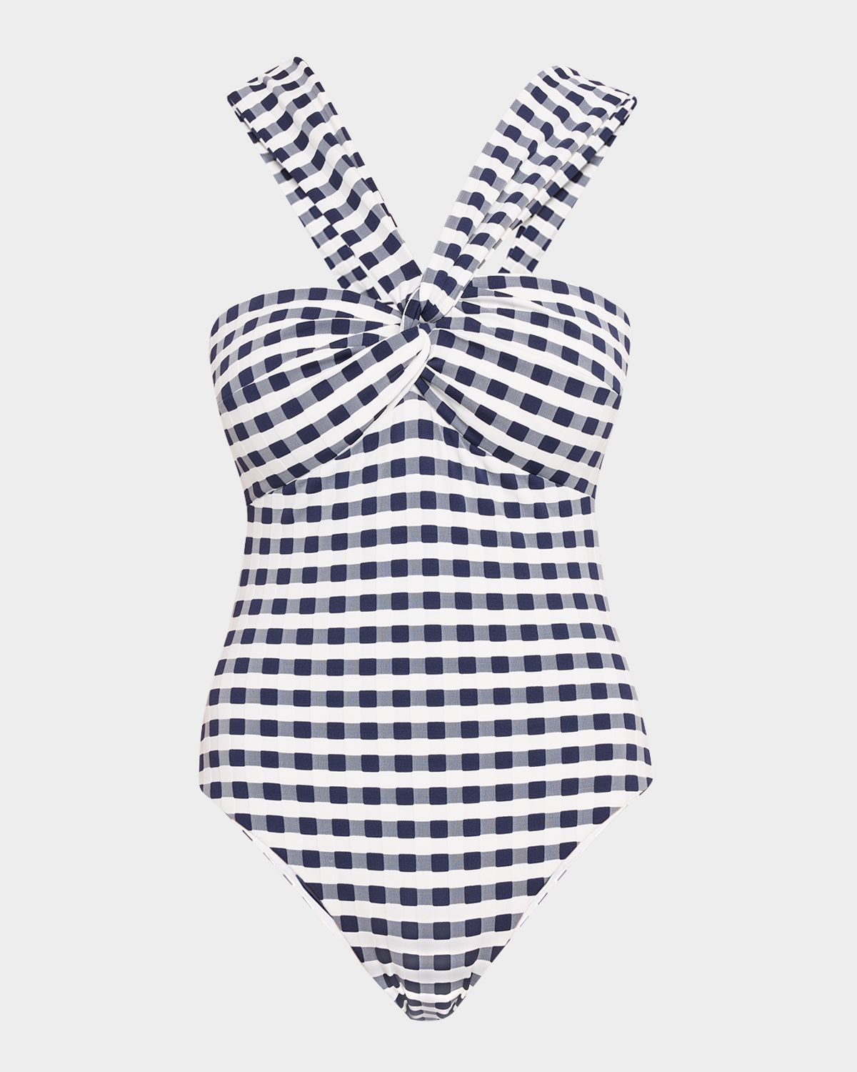 Milly Betsy Cottage Jacquard One-Piece Swimsuit