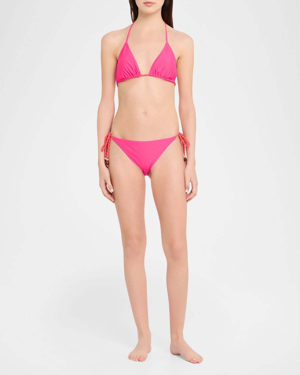 Milly Two-Tone Rope Bikini Top