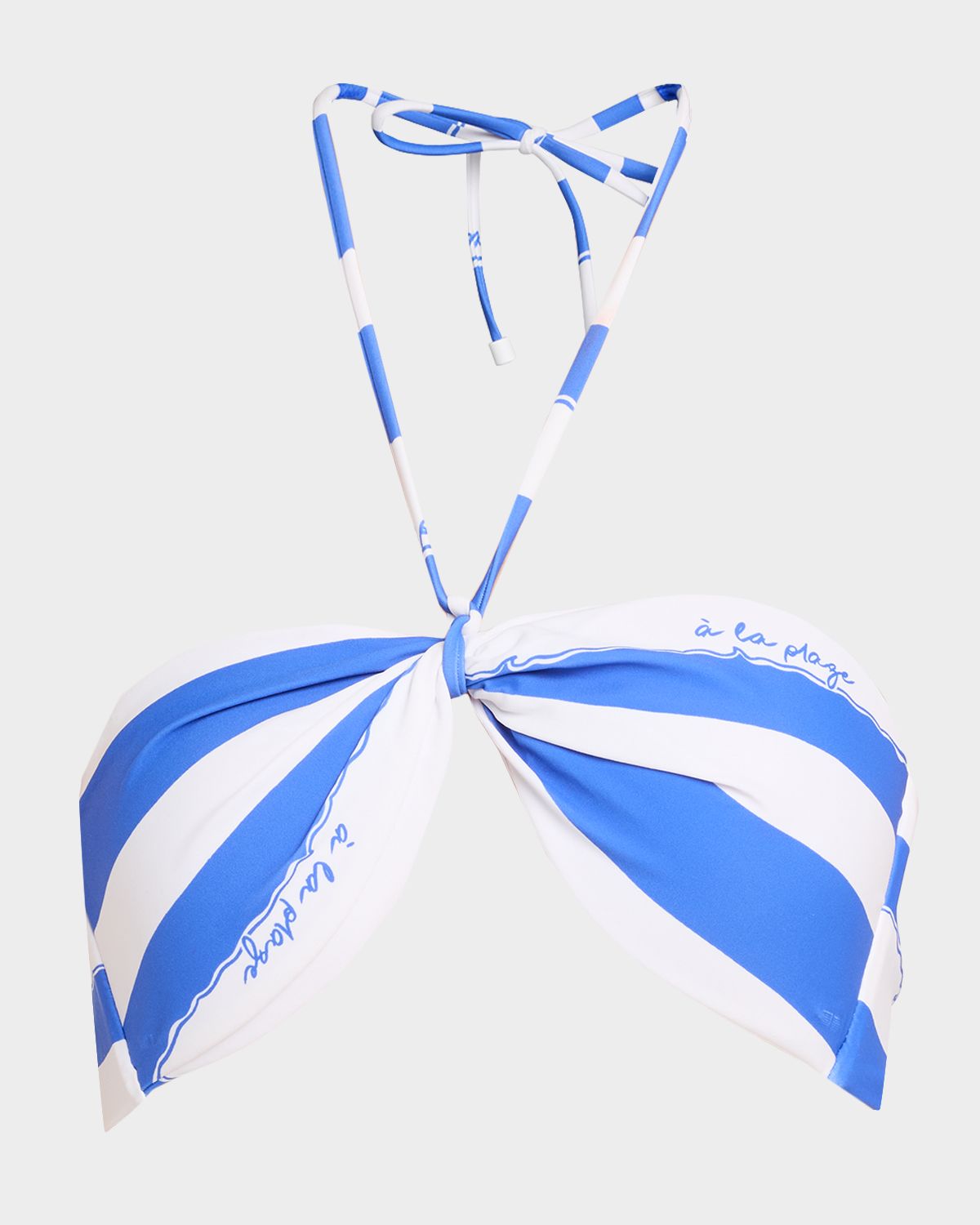 Milly A La Plage Halter Bikini Top