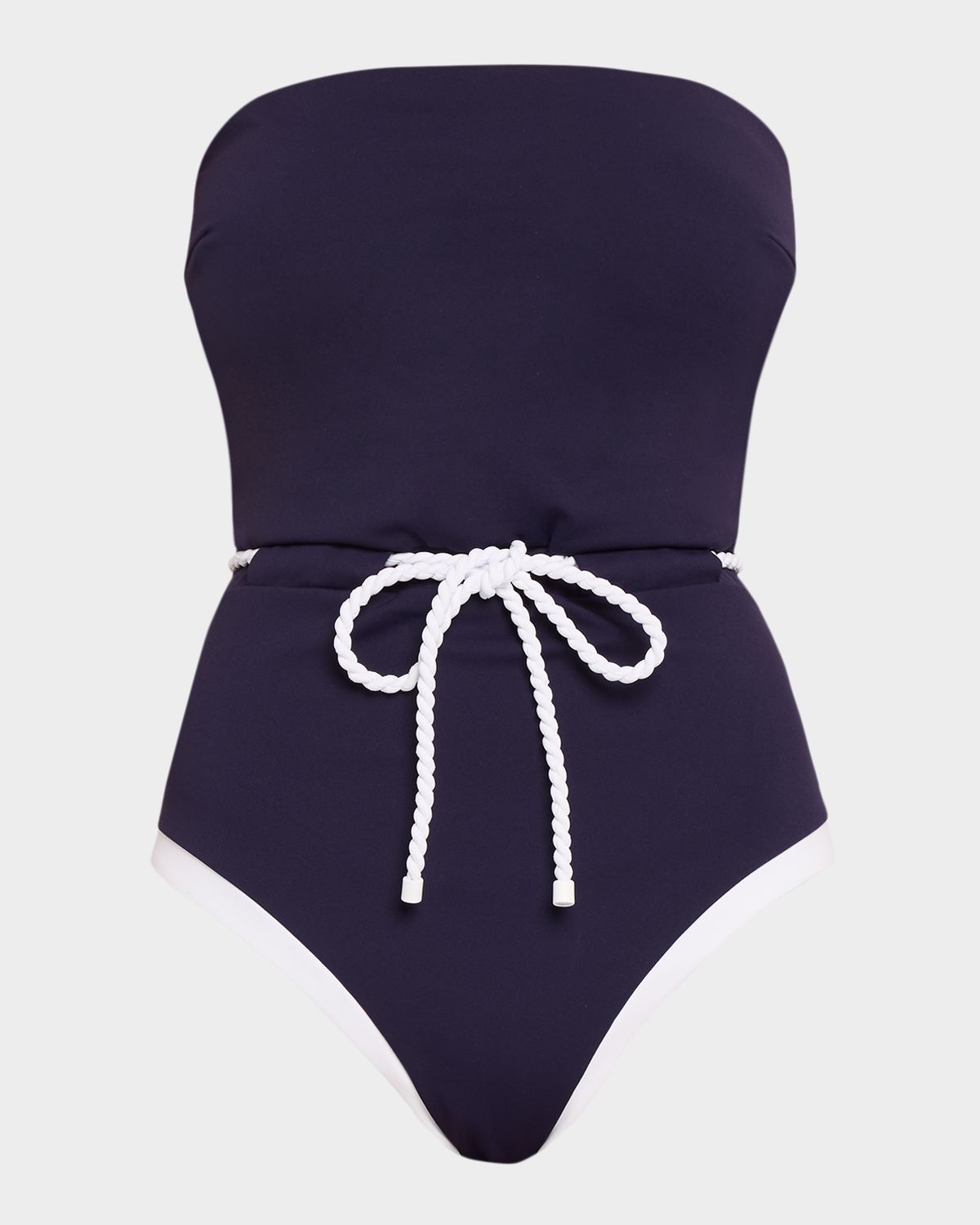 Milly Solid Belted One-Piece Swimsuit