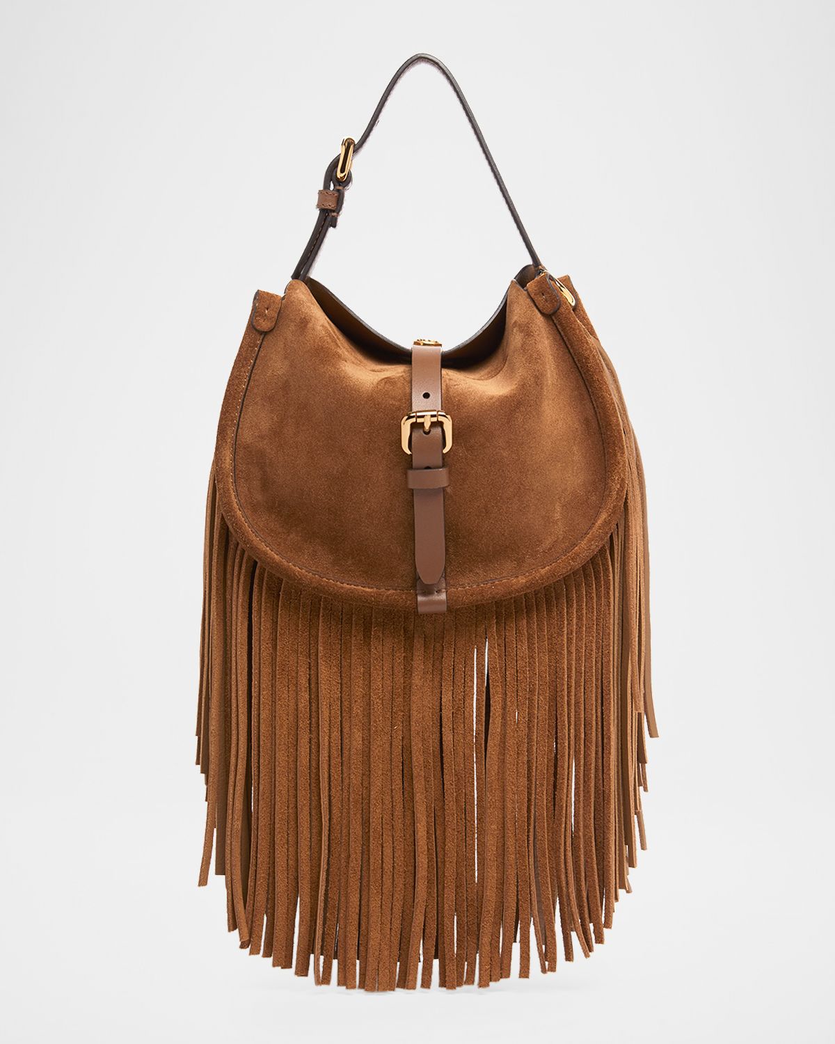 Etro Pony Fringed Suede Crossbody Bag