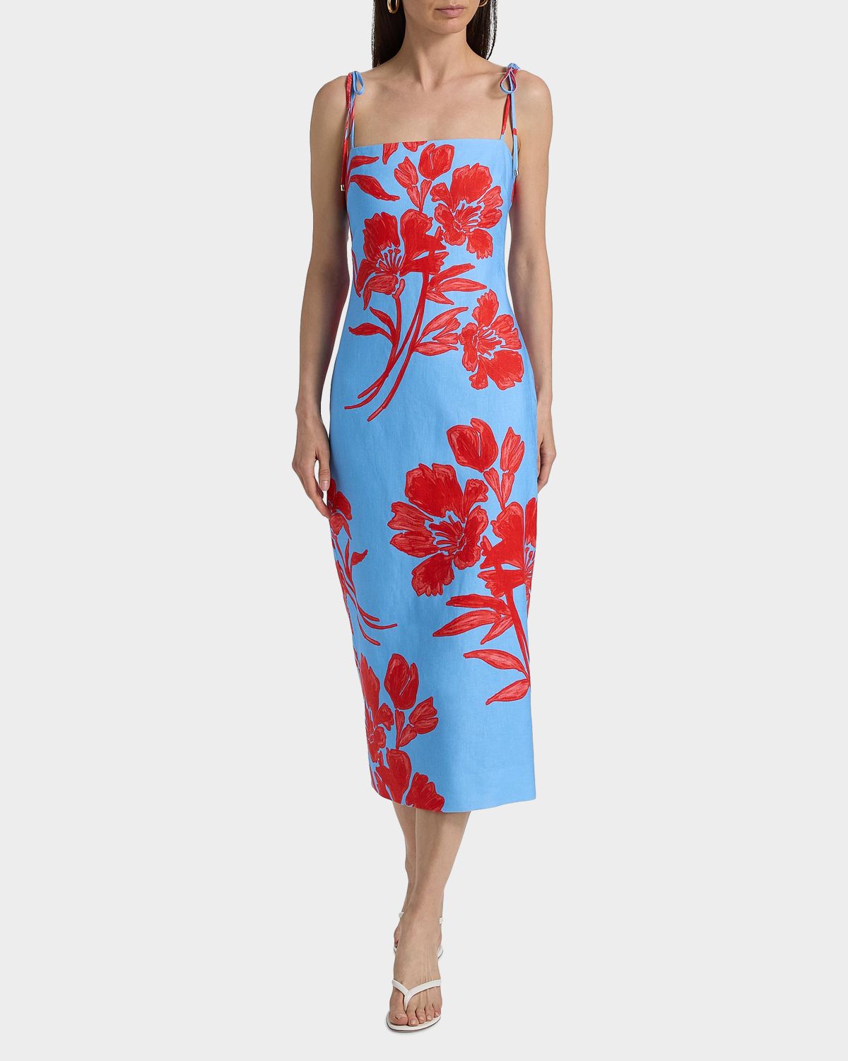 Cara Cara Chelsea Floral Linen Midi Dress
