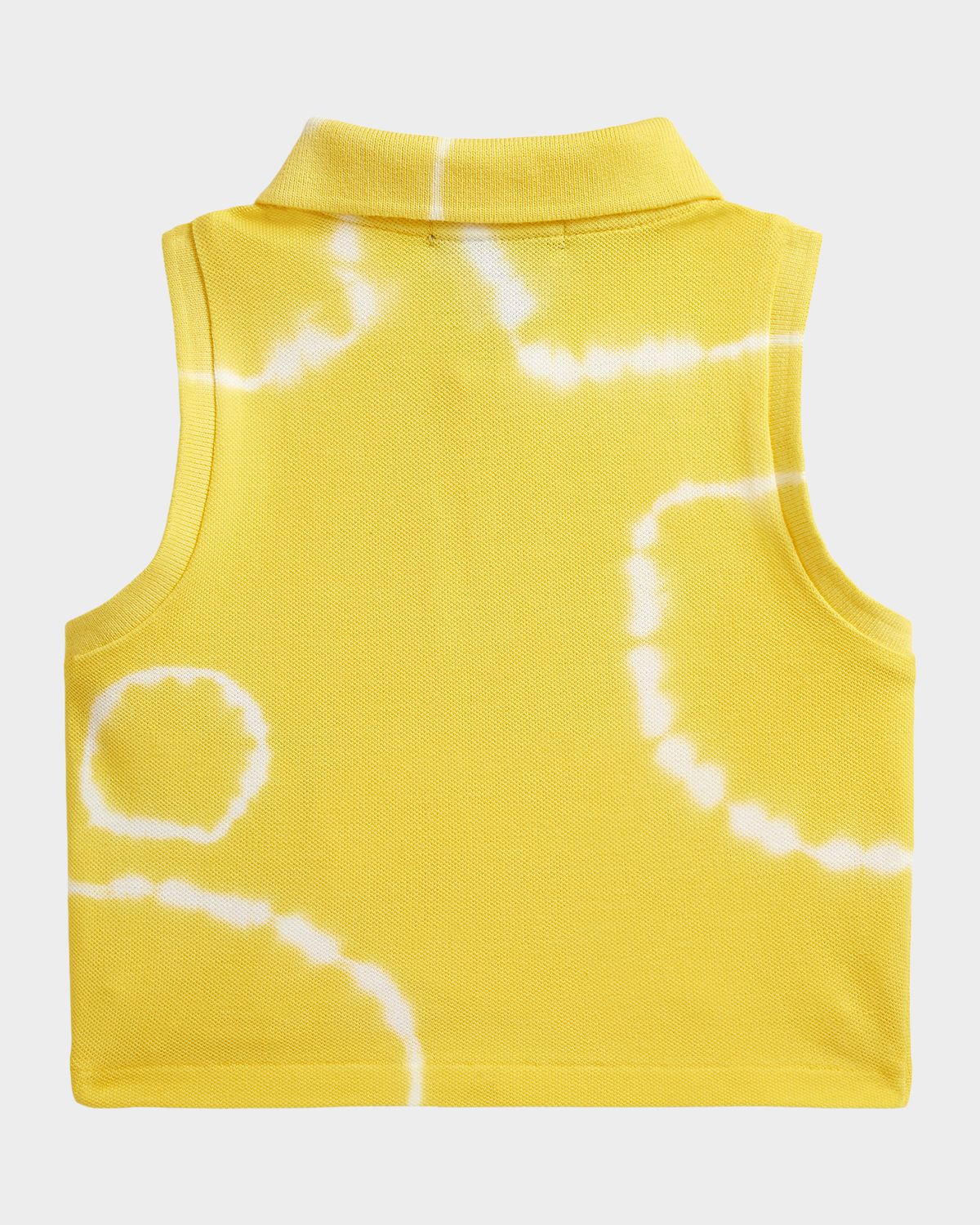 Polo Ralph Lauren Girl 's Tie-Dye Mesh Boxy Polo Shirt, Size 2-X