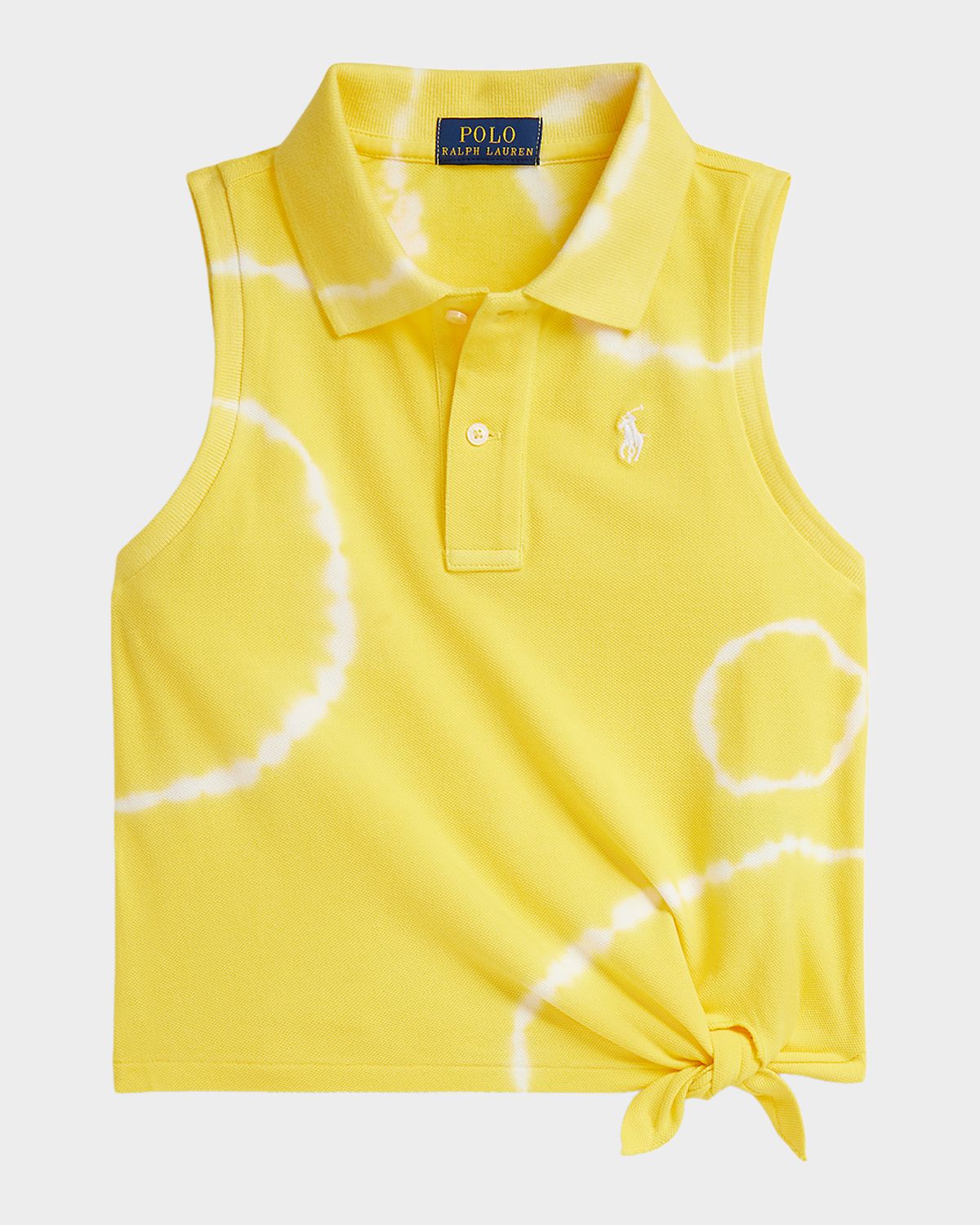 Polo Ralph Lauren Girl 's Tie-Dye Mesh Boxy Polo Shirt, Size S-XL