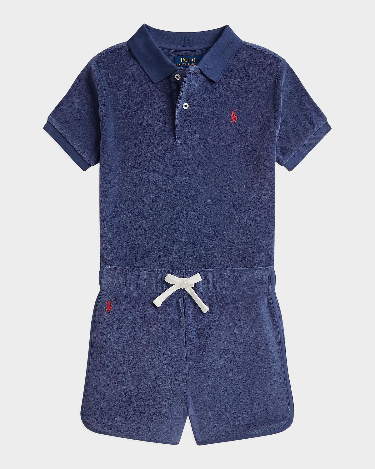 Polo Ralph Lauren Boy 's Cotton-Blend Terry Polo Shirt & Shorts Sets, Size 2-7