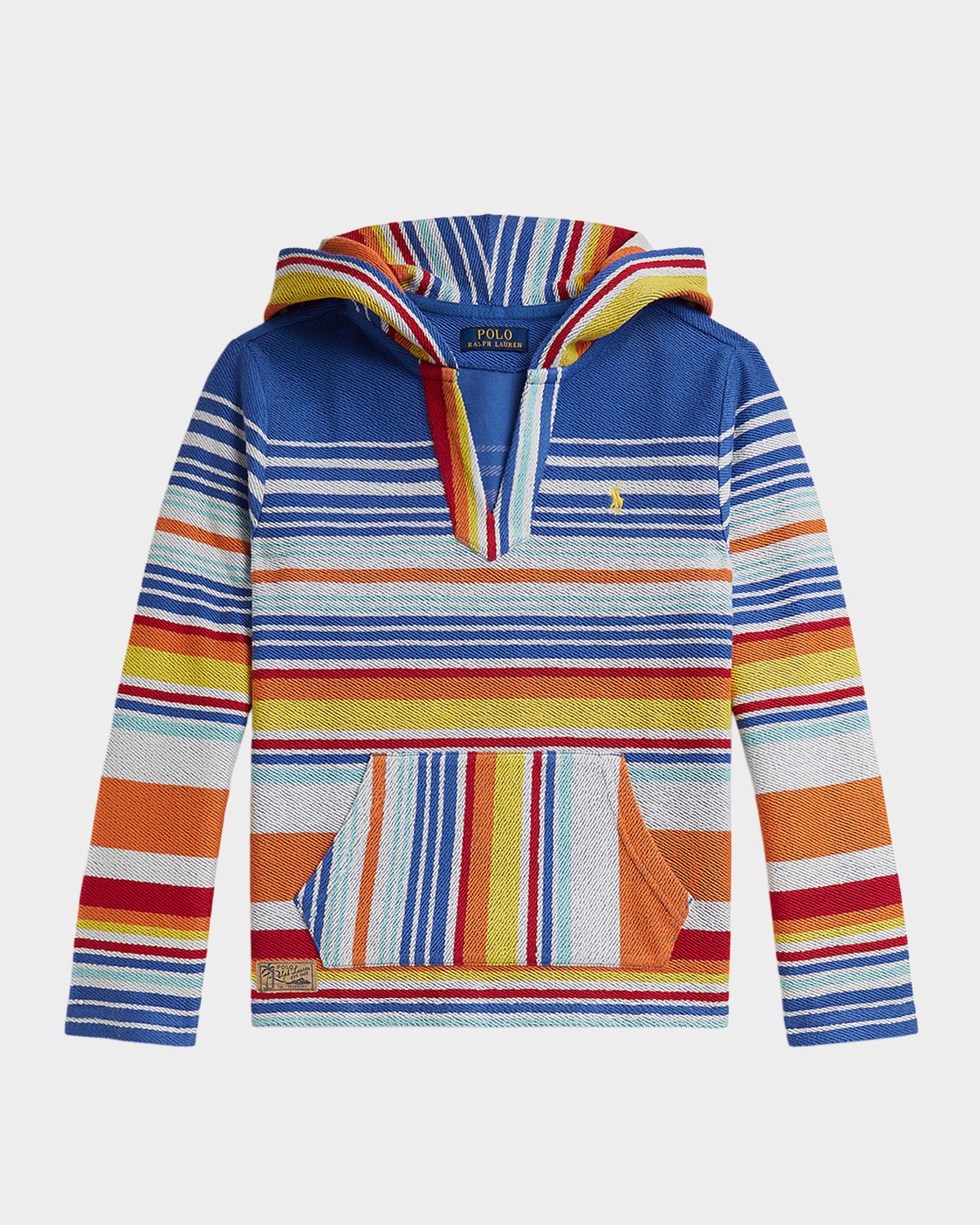 Polo Ralph Lauren Boy 's Striped Cotton Terry Hoodie, Size S-XL