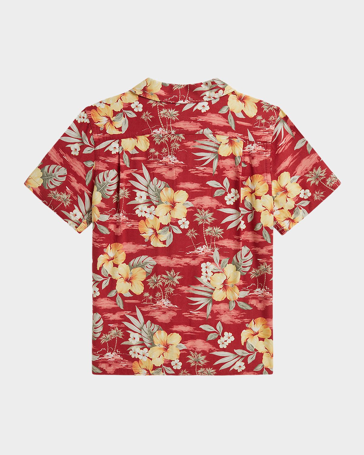 Polo Ralph Lauren Boy 's Tropical Floral-Print Camp Shirt, Size S-XL