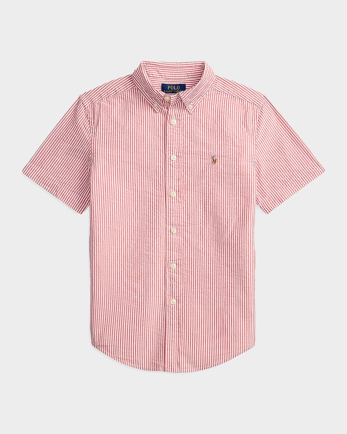 Polo Ralph Lauren Boy 's Cotton Seersucker Button-Front Shirt, Size S-XL
