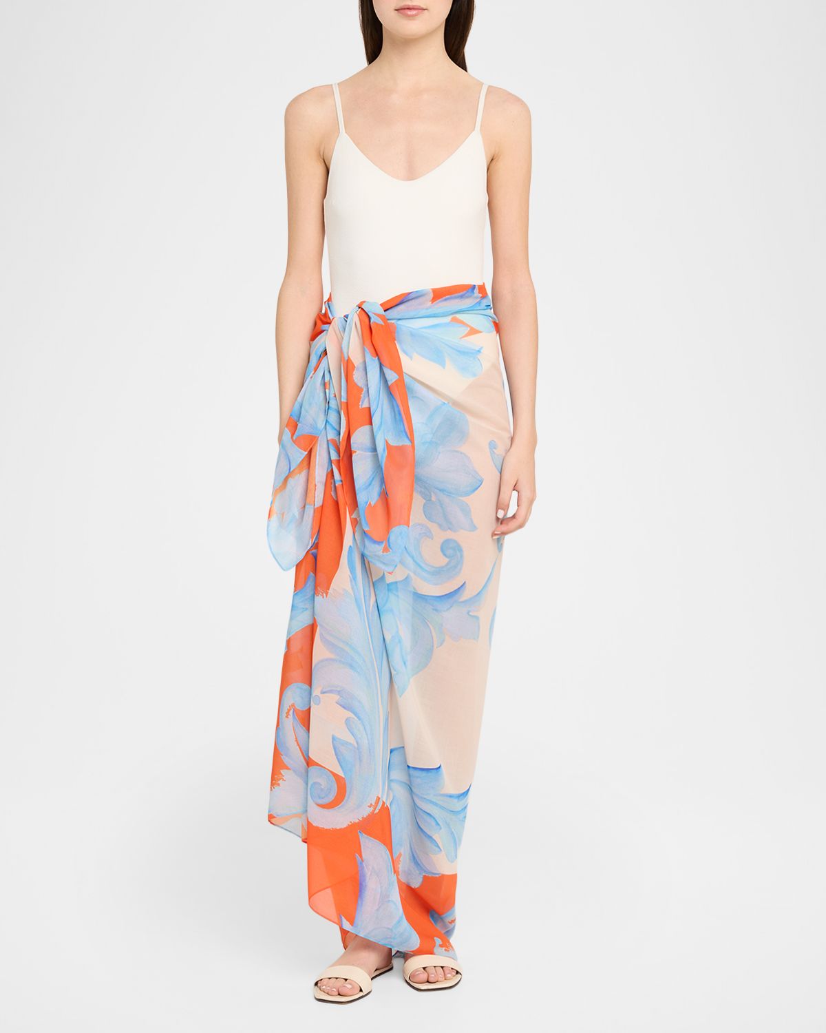 Milly Canopee Printed Sarong Coverup