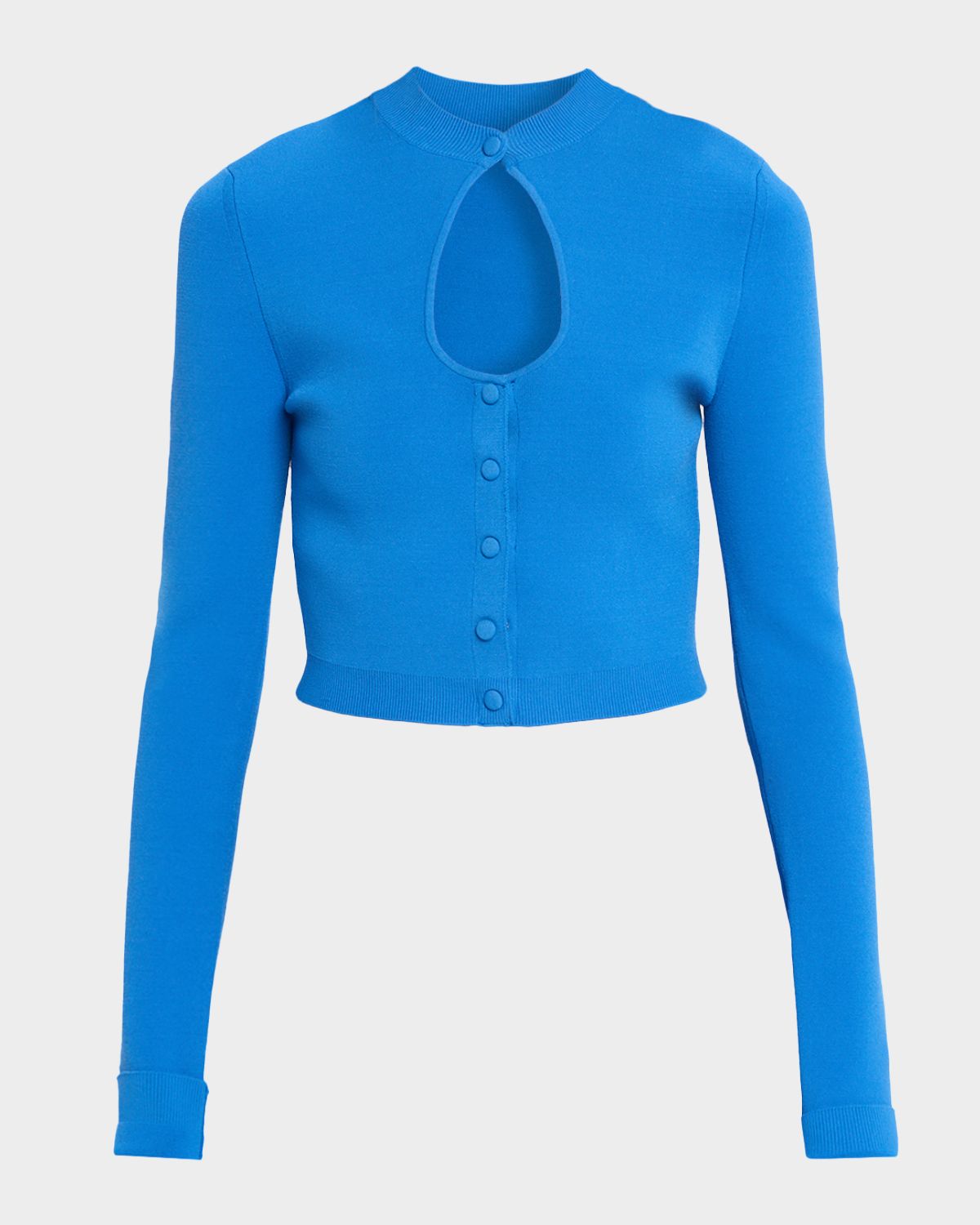 Et Ochs Rue Cutout Button-Down Knit Cardigan