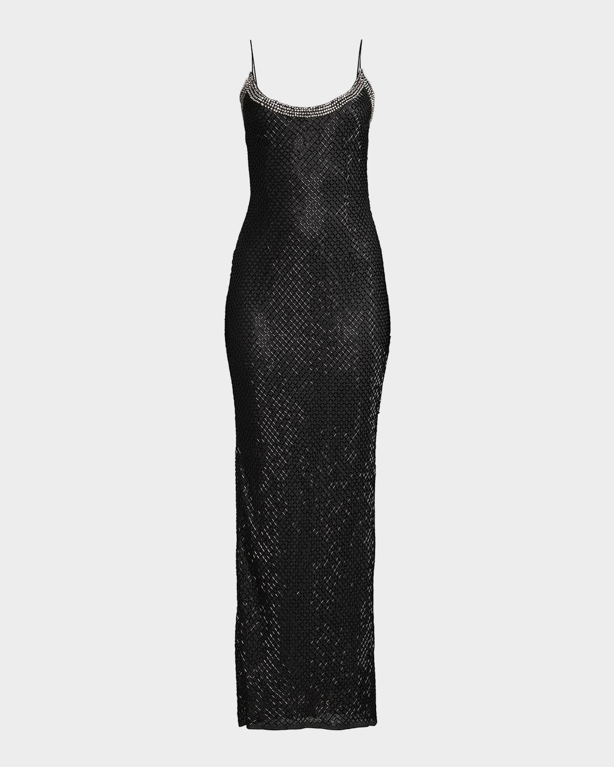 Mac Duggal Beaded Column Gown