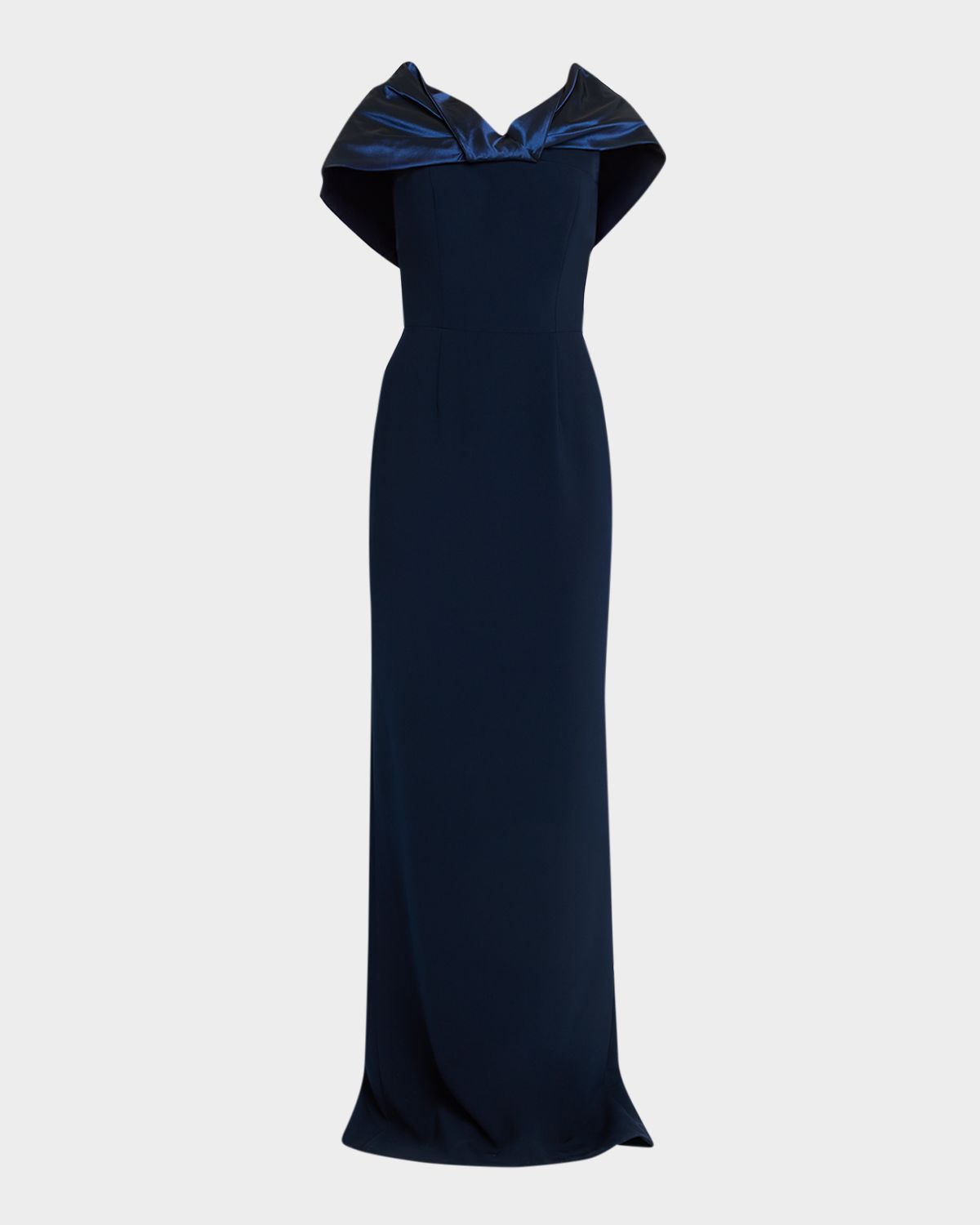 Rickie Freeman for Teri Jon Off-Shoulder Taffeta Column Gown | Thumbnail 5 Rickie Freeman for Teri Jon Off-Shoulder Taffeta Column Gown | Thumbnail 5