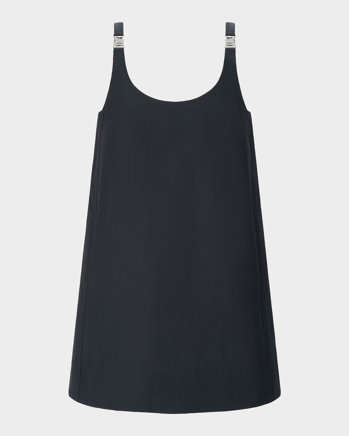 STAUD Glade Buckle-Strap Mini Dress