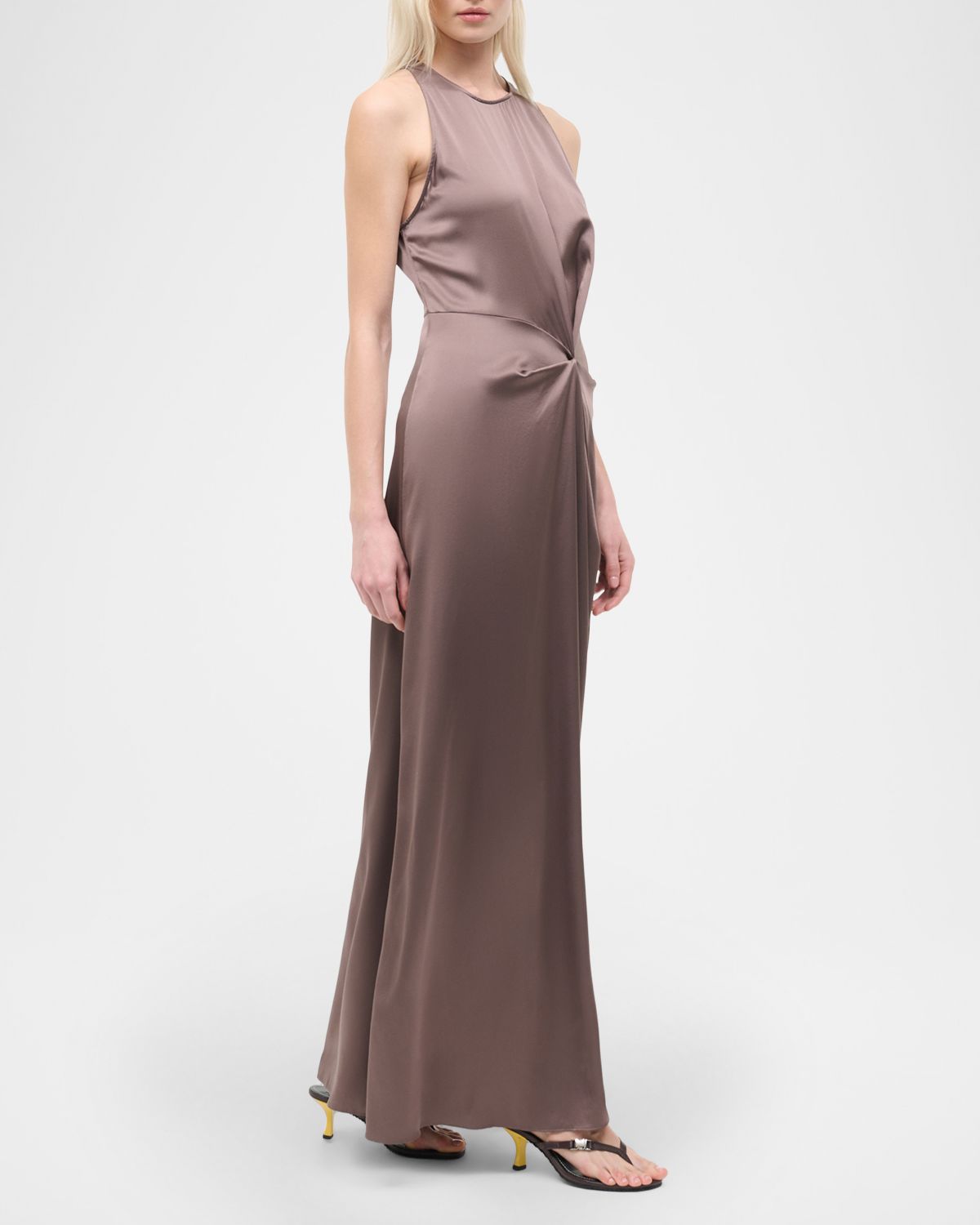 STAUD Jaelyn Silk Maxi Dress