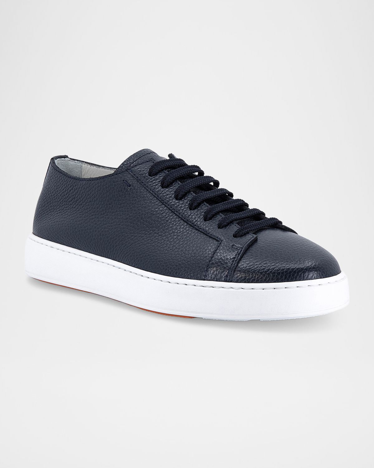 Santoni Men 's Leather Low-Top Sneakers