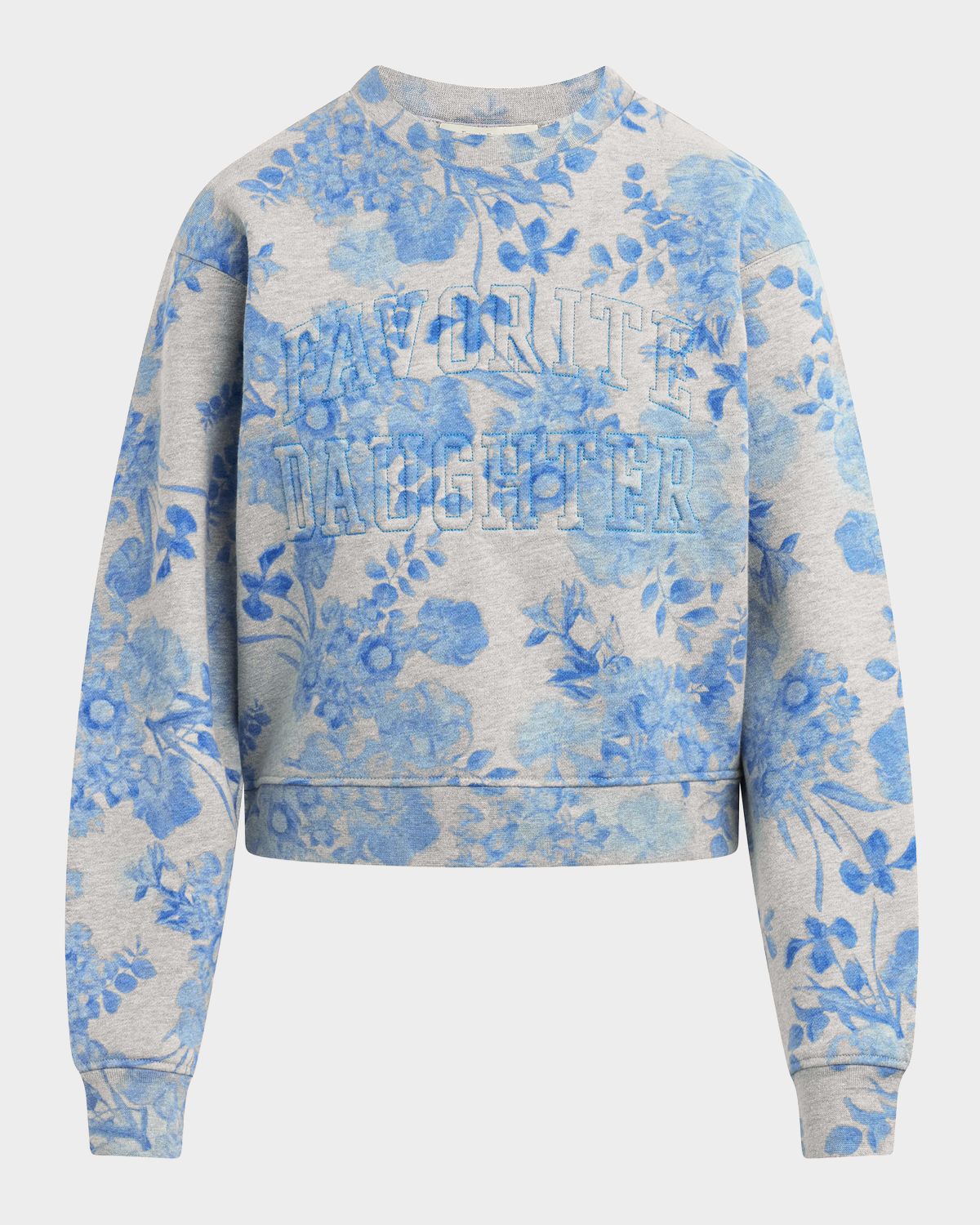 Favorite Daughter The Collegiate Floral Logo Sweatshirt - Women's Clothing