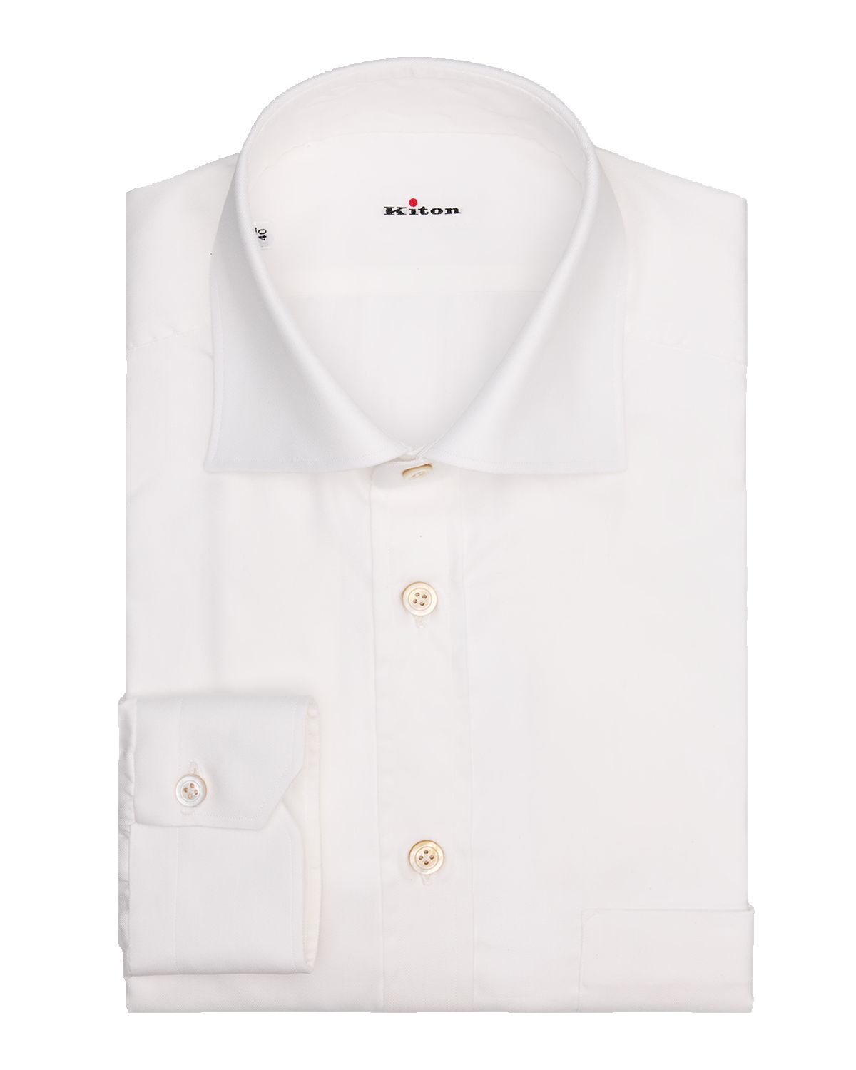Kiton Men 's Cotton Chest-Pocket Dress Shirt | Thumbnail 3 Kiton Men 's Cotton Chest-Pocket Dress Shirt | Thumbnail 3