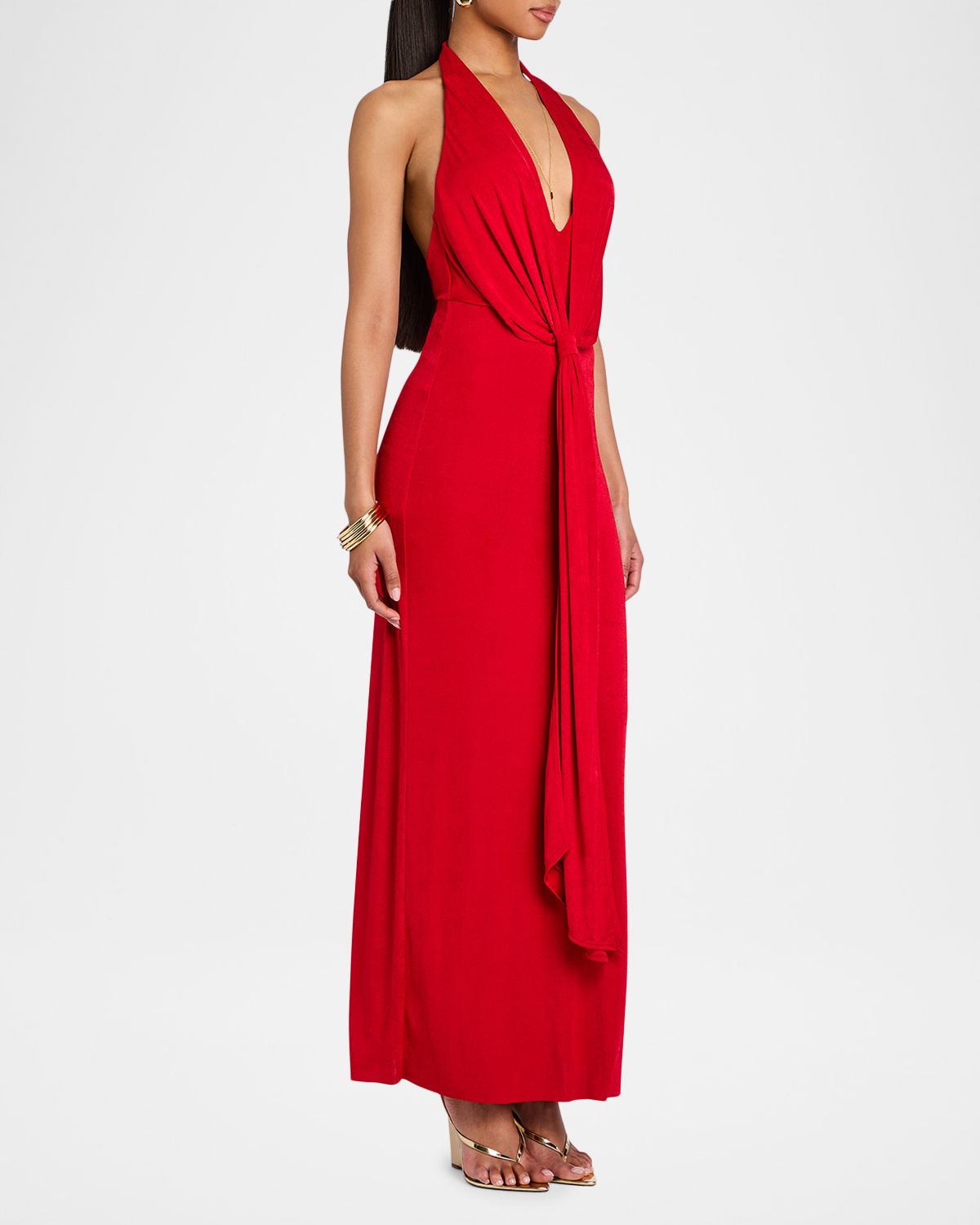 SEROYA Kayla Draped Jersey Maxi Dress | Thumbnail 6 SEROYA Kayla Draped Jersey Maxi Dress | Thumbnail 6