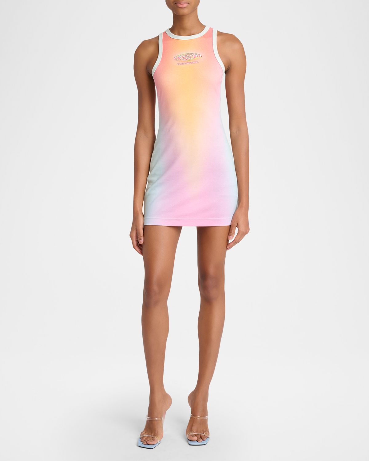 CASABLANCA AOP Printed Mini Tank Dress