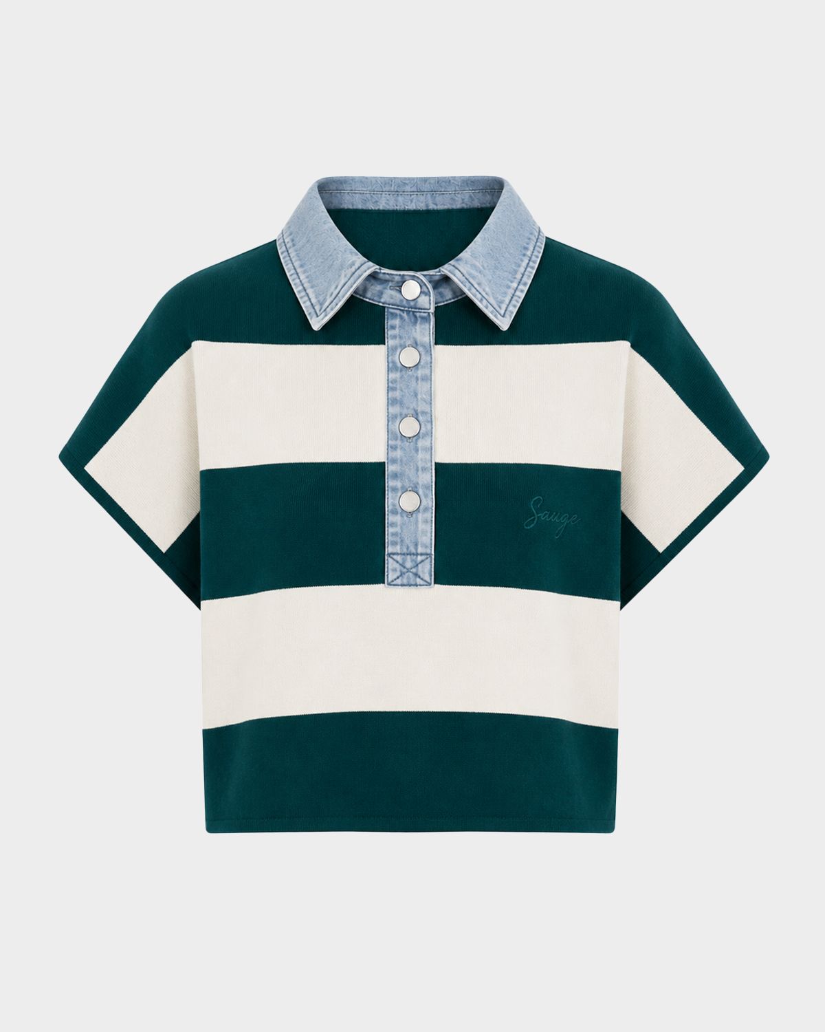 SEROYA Corsa Striped Cotton Top