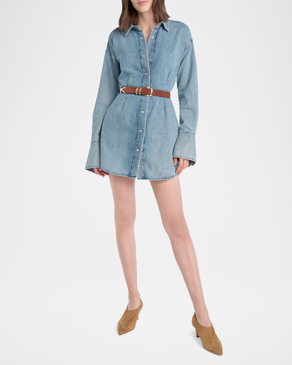 Favorite Daughter The Eyes on Me Denim Mini Dress