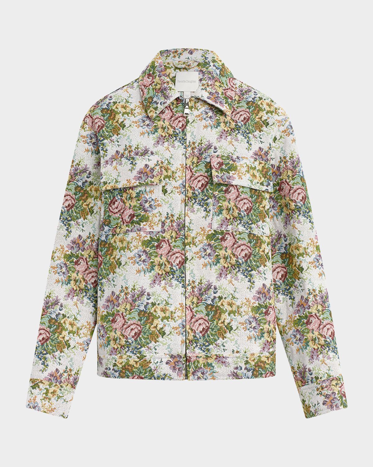 Favorite Daughter The Birdie Floral Jacquard Jacket