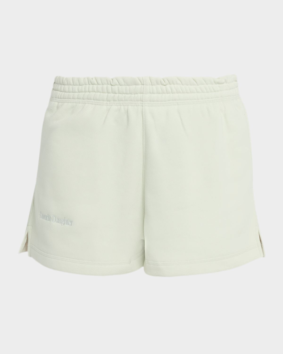 Favorite Daughter Logo Embroidered Sweat Shorts