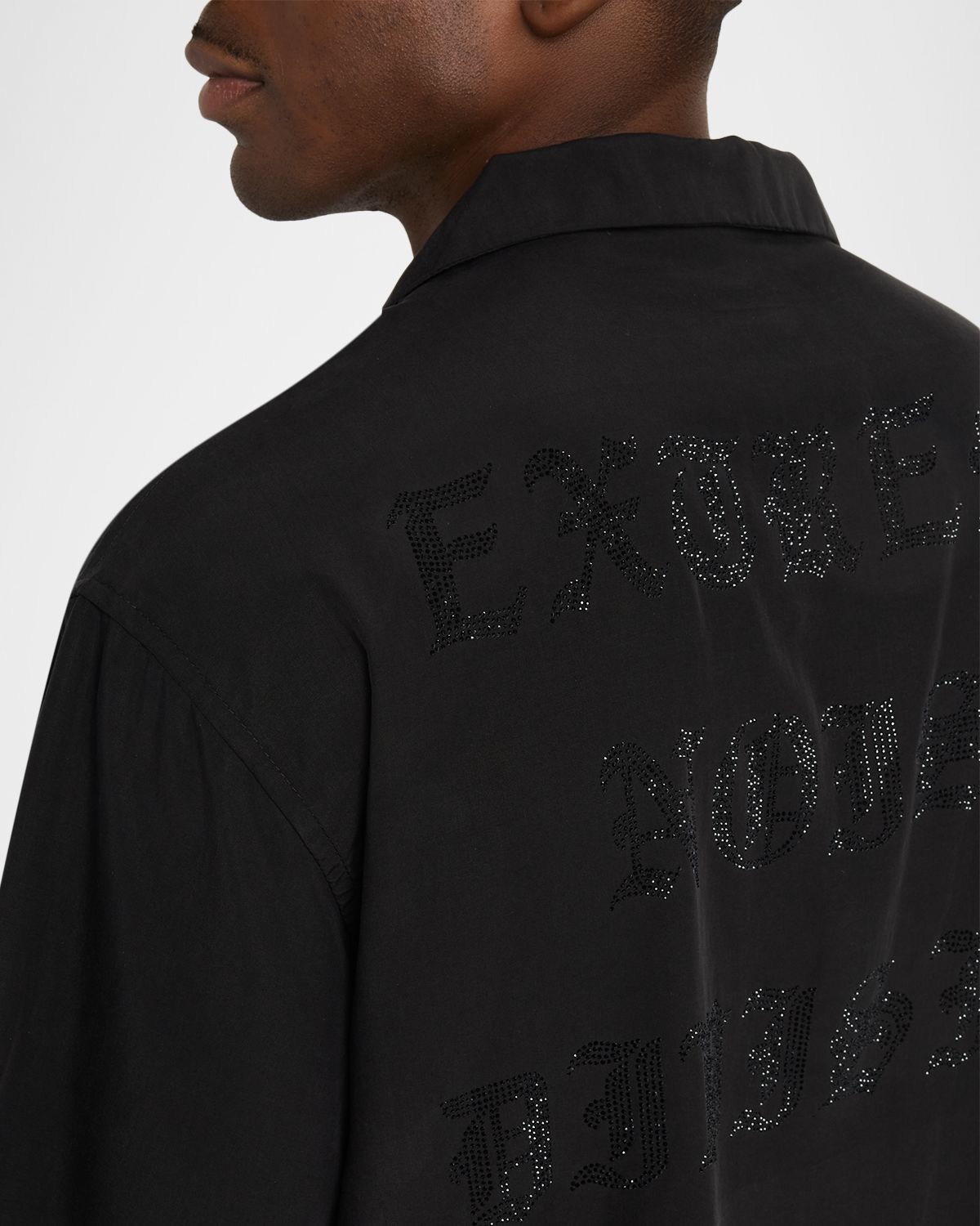 Ksubi Men 's End Diner Cotton Embroidered Logo Short-Sleeve Shirt | Thumbnail 5 Ksubi Men 's End Diner Cotton Embroidered Logo Short-Sleeve Shirt | Thumbnail 5