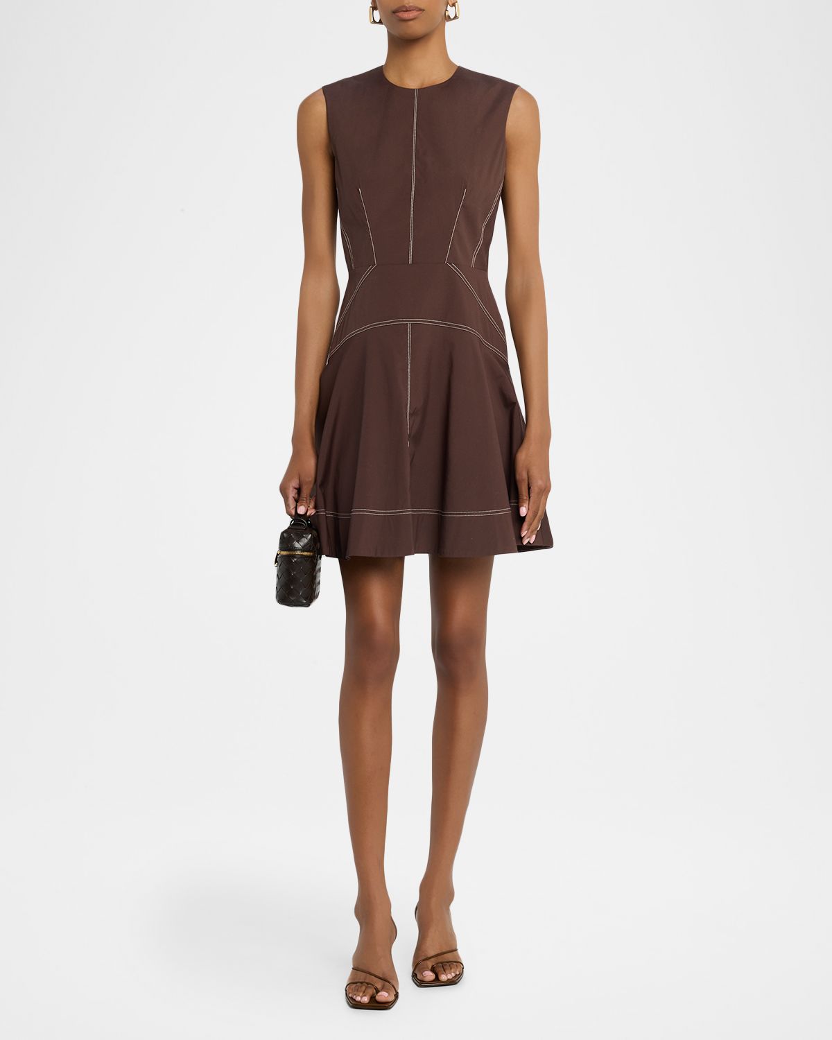 Veronica Beard Karrigan Sleeveless Mini Dress