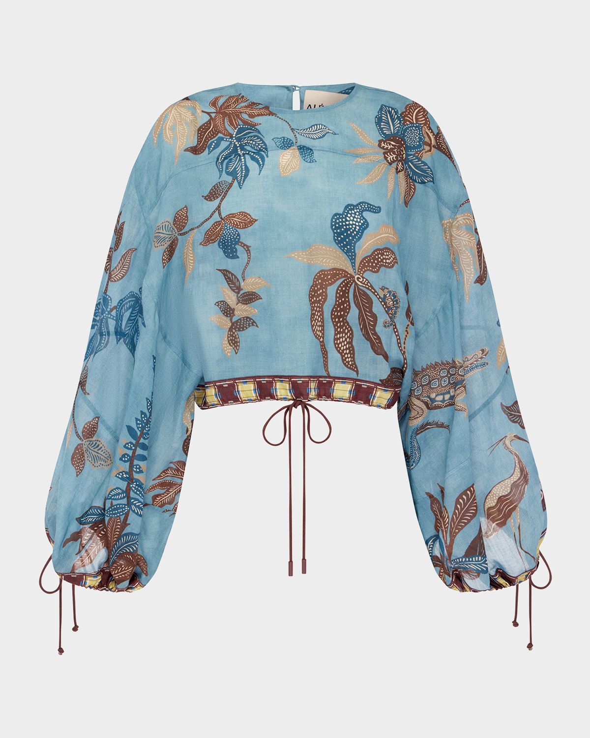 ALEMAIS Georgie Tropical Crop Top