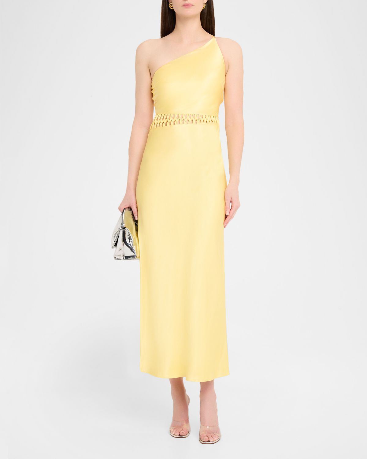 Significant Other Imali Cut-Out One-Shoulder Maxi Dress