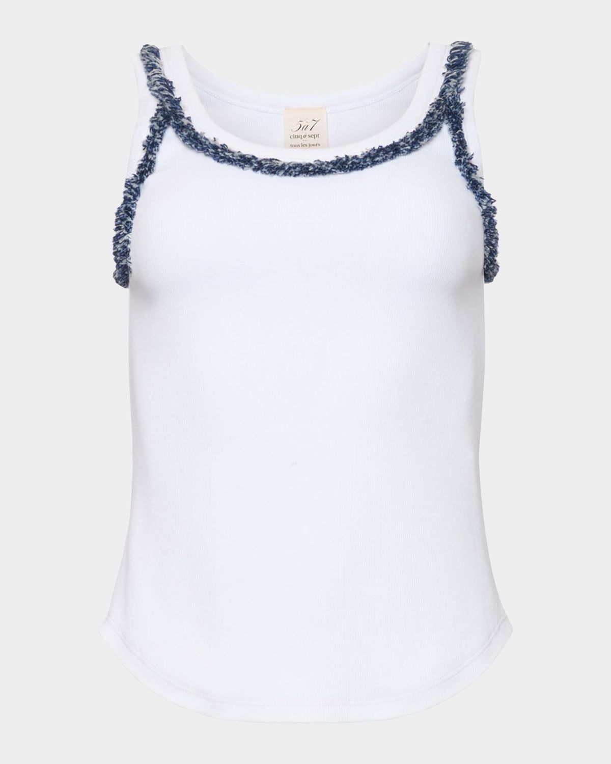Cinq a Sept Fringe-Trim Tank Top | Thumbnail 4
