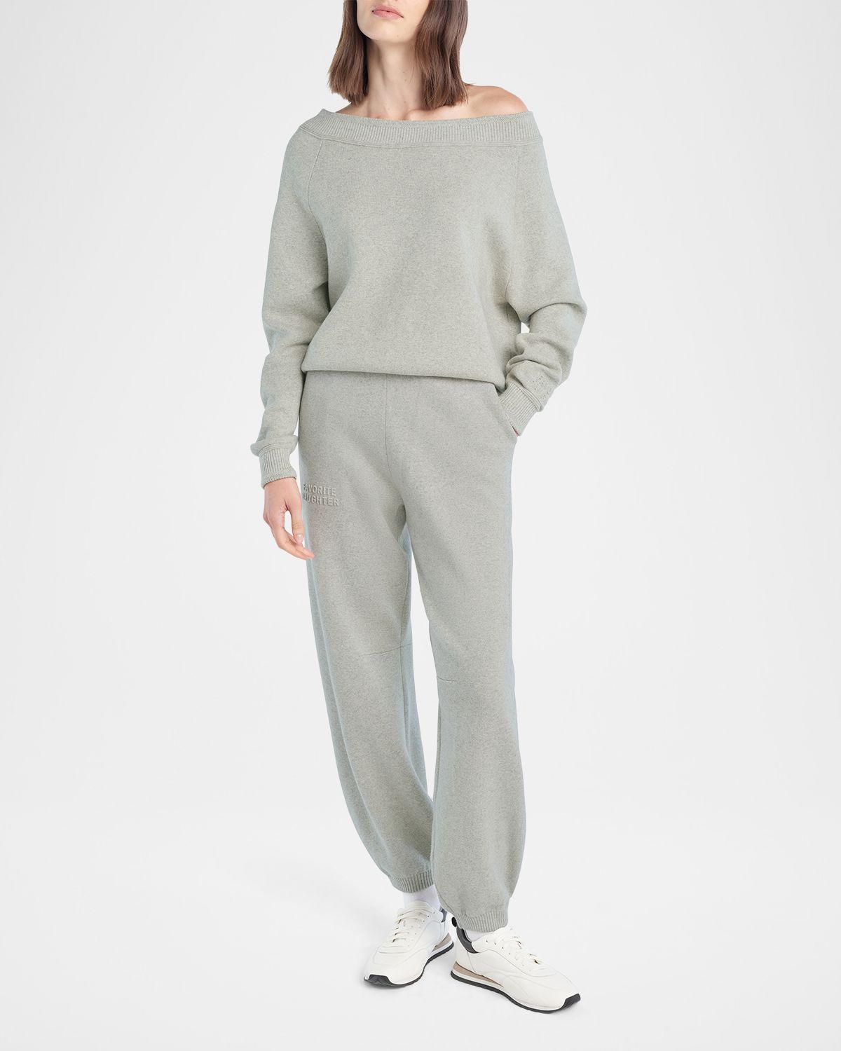 Favorite Daughter The Fatigue Sisters Barrel-Leg Joggers