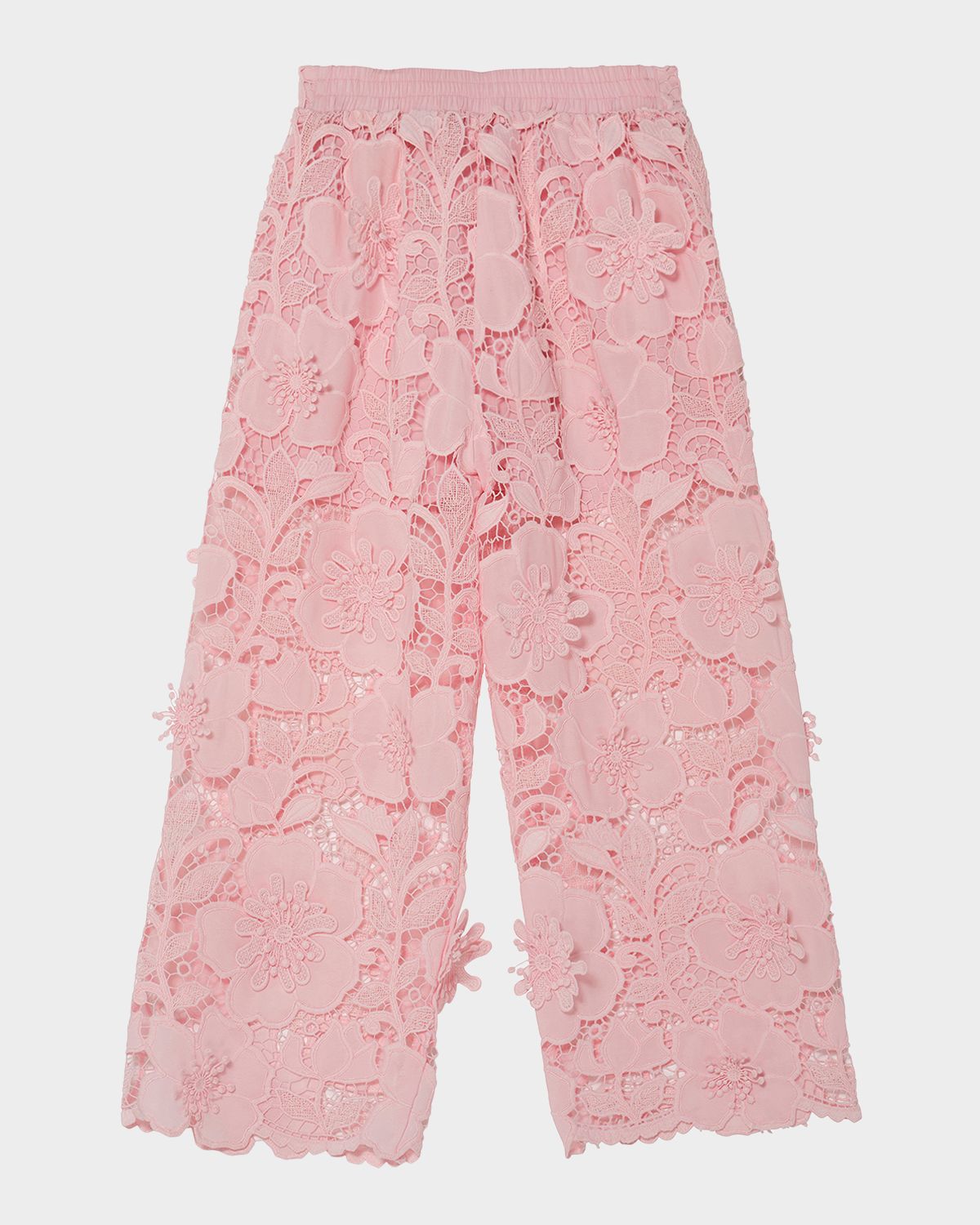 Tutu Du Monde Girl 's Riviera Rose Lace Organza Wide-Leg Pants, Size 3-11