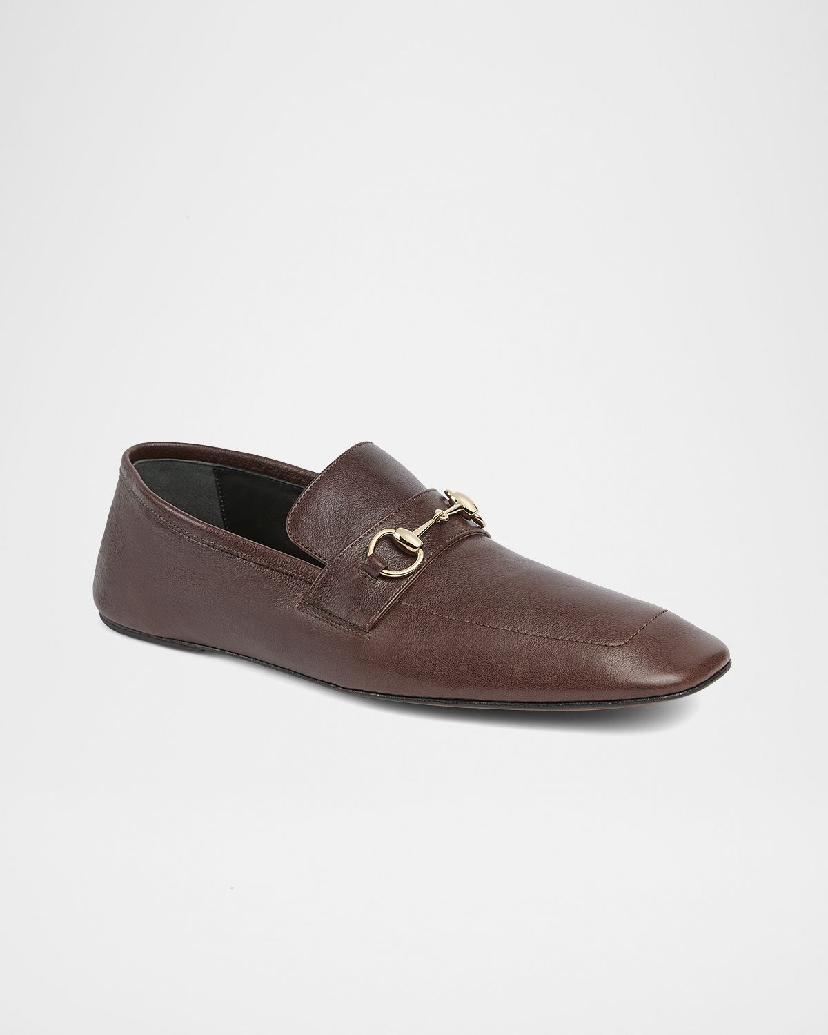 Gucci Men 's La Famiglia Leather Horsebit Loafers - Men's Shoes