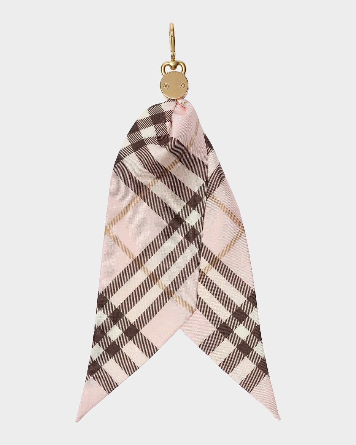 Burberry Check Silk Scarf Bag Charm | Thumbnail 2
