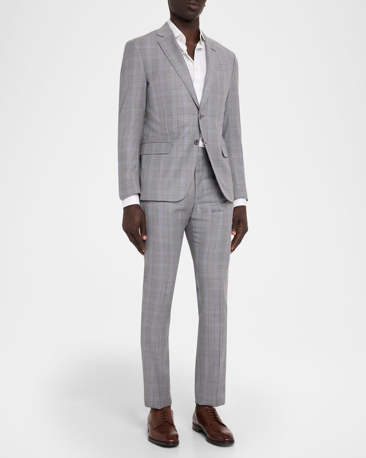 Emporio Armani Men 's Plaid G Line Wool Two-Piece Suit