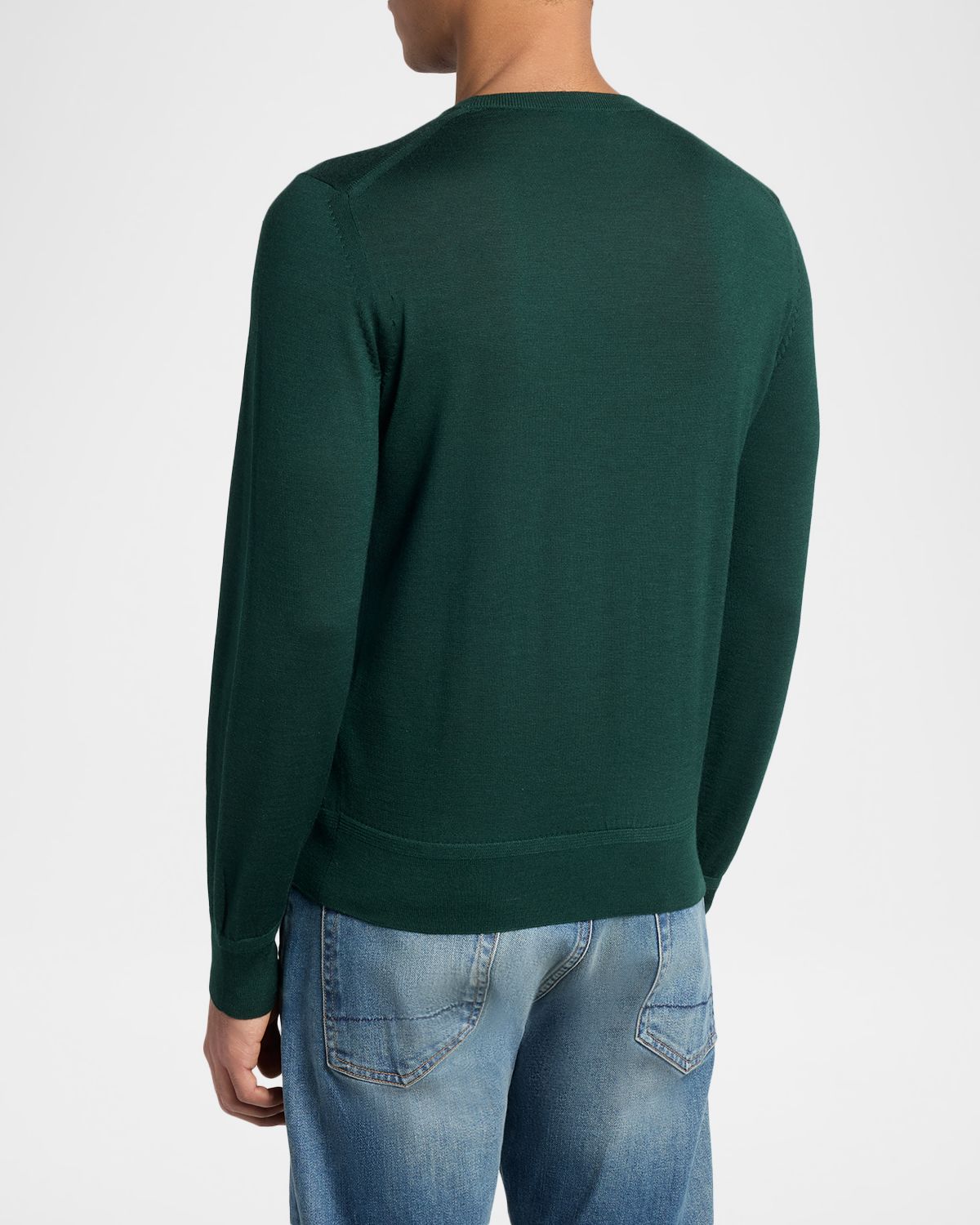 TOM FORD Men 's Lyocell and Cotton Long-Sleeve T-Shirt | Thumbnail 3 TOM FORD Men 's Lyocell and Cotton Long-Sleeve T-Shirt | Thumbnail 3