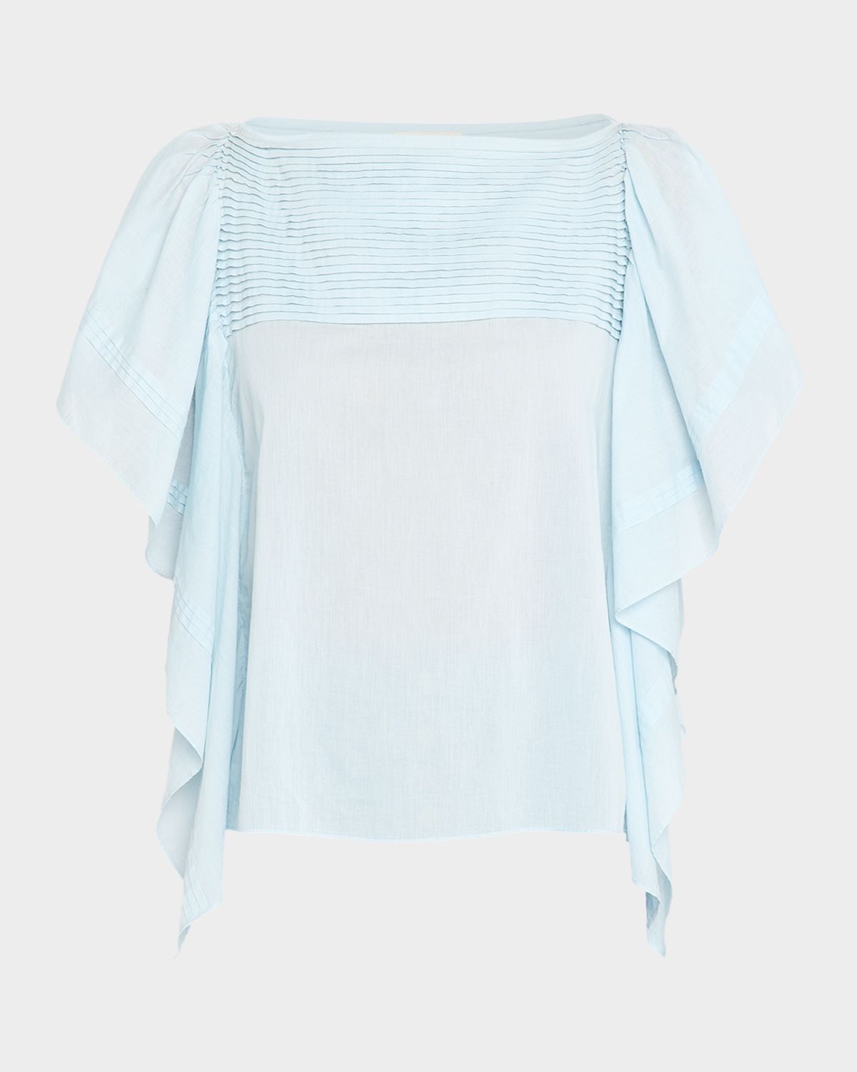 Ulla Johnson Lu Short-Sleeve Ruffle Top