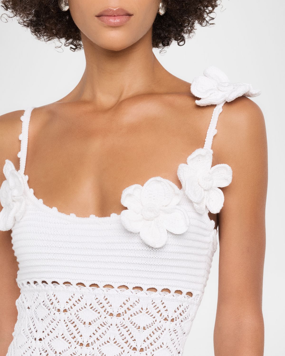 Retrofete Orleane Crochet Mini Dress | Thumbnail 5