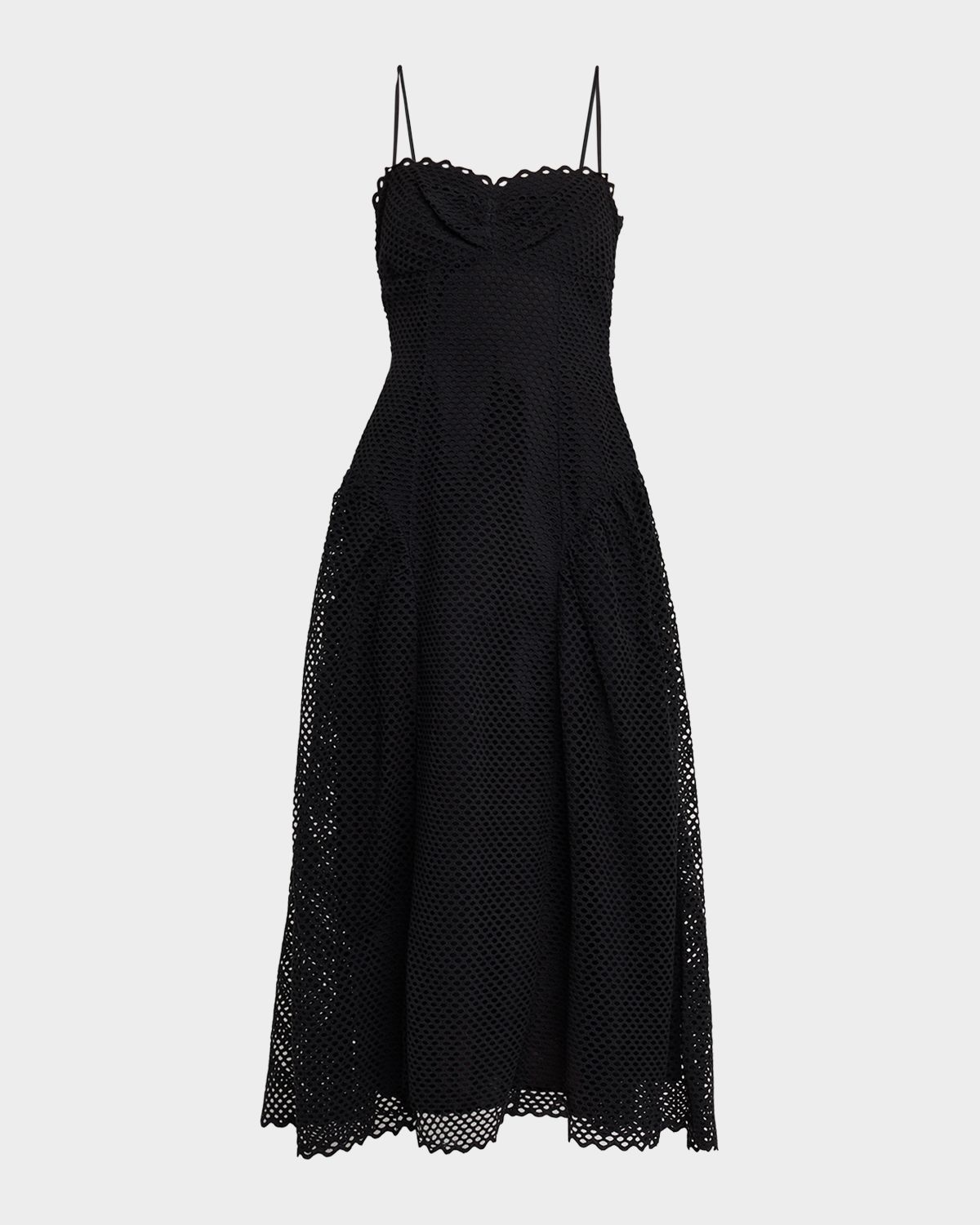 Ulla Johnson Isotta Eyelet Cotton Midi Dress