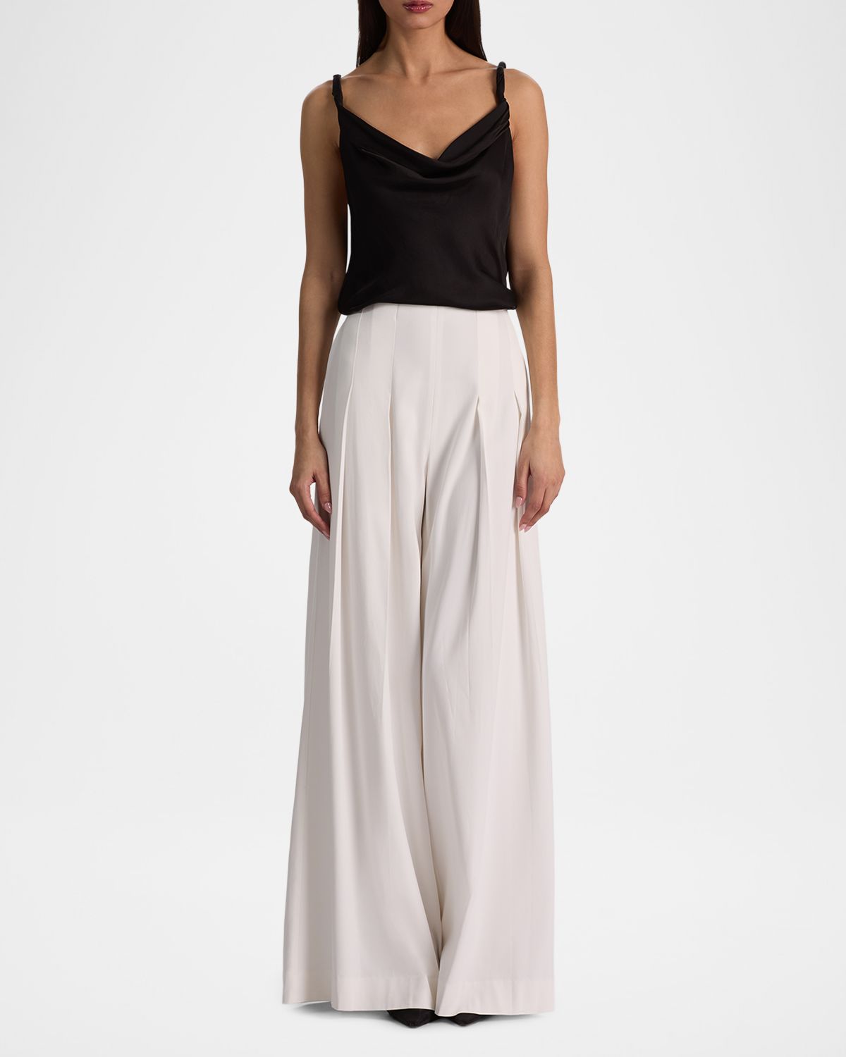 ALICE + OLIVIA Monique Twist Strap Cowl-Neck Blouse | Thumbnail 6 ALICE + OLIVIA Monique Twist Strap Cowl-Neck Blouse | Thumbnail 6