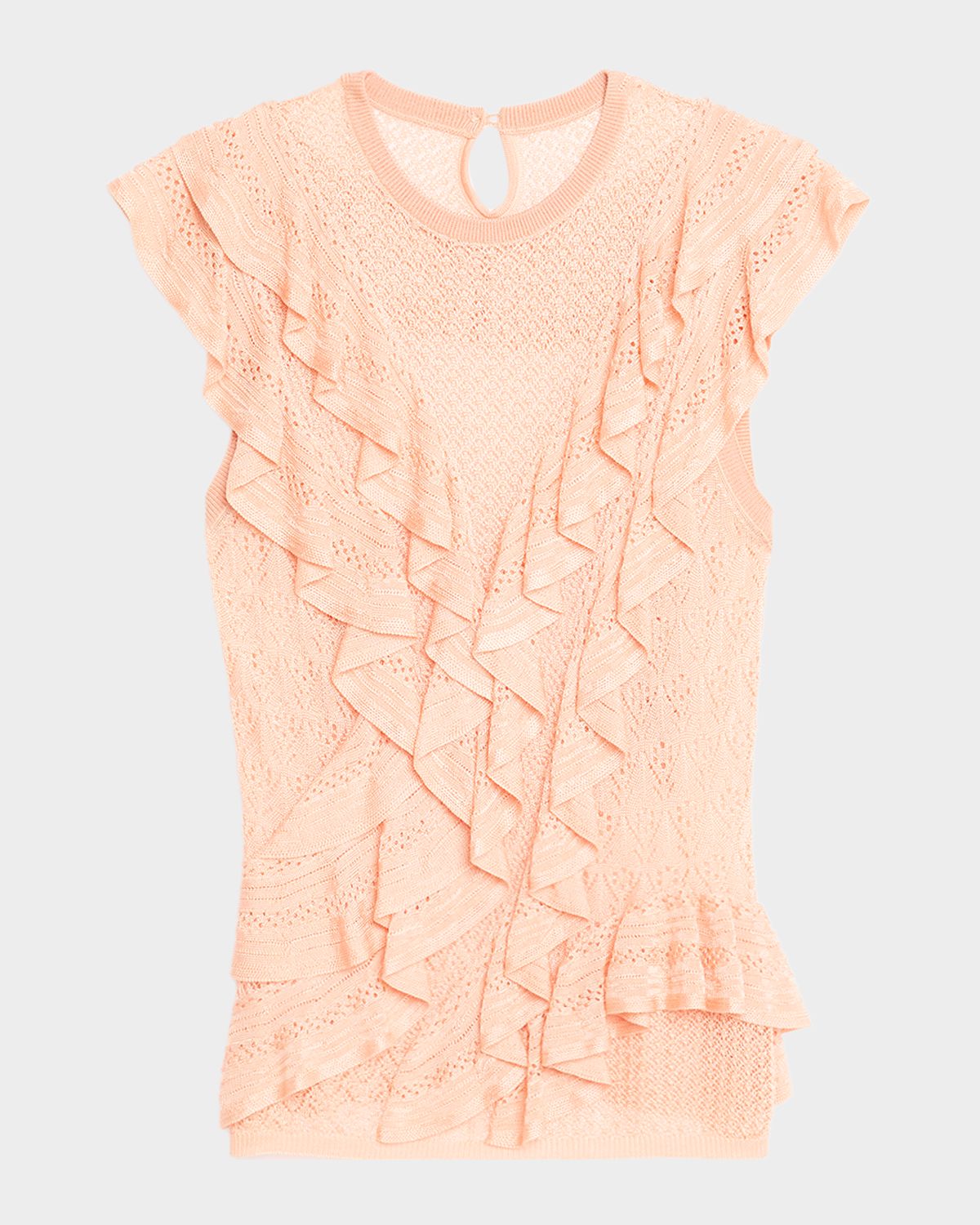 Ulla Johnson Angelica Sleeveless Lace Knit Top