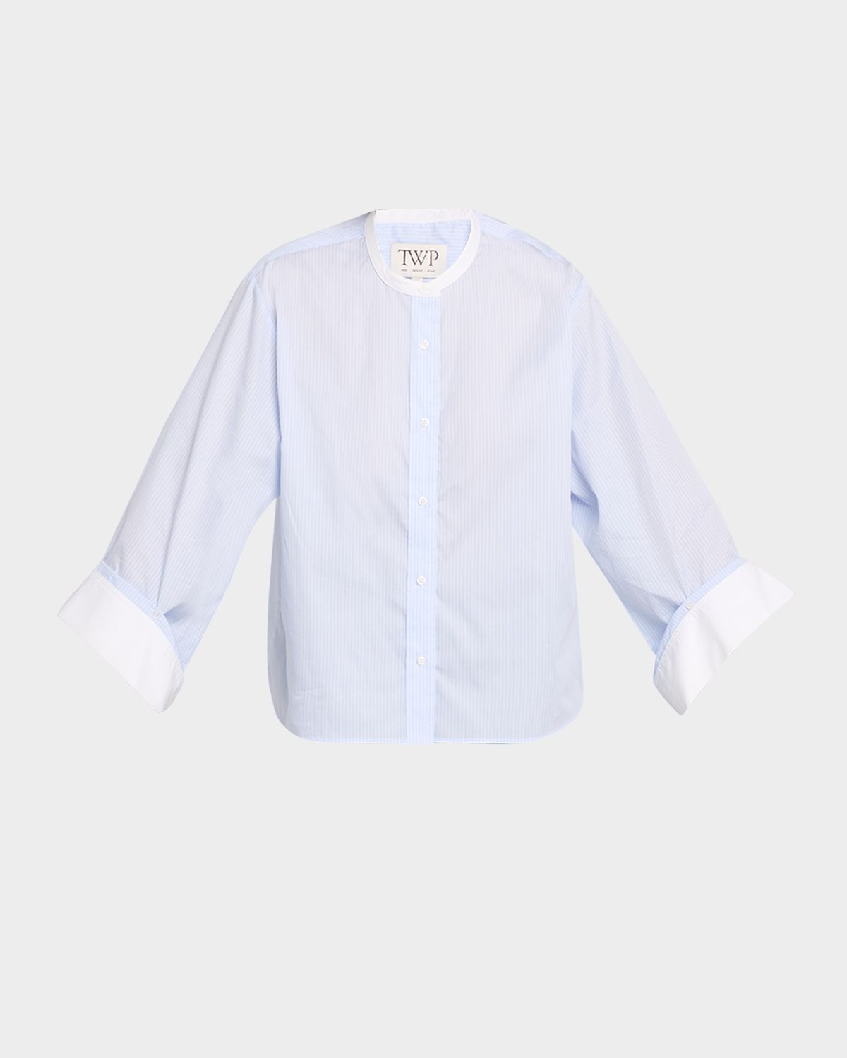 TWP Beau Striped Button-Front Shirt | Thumbnail 6 TWP Beau Striped Button-Front Shirt | Thumbnail 6