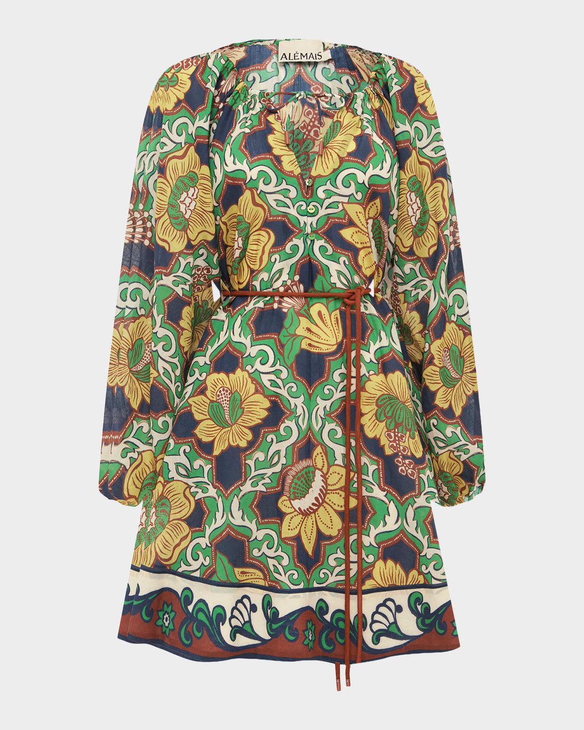 ALEMAIS Liana Belted Mini Dress